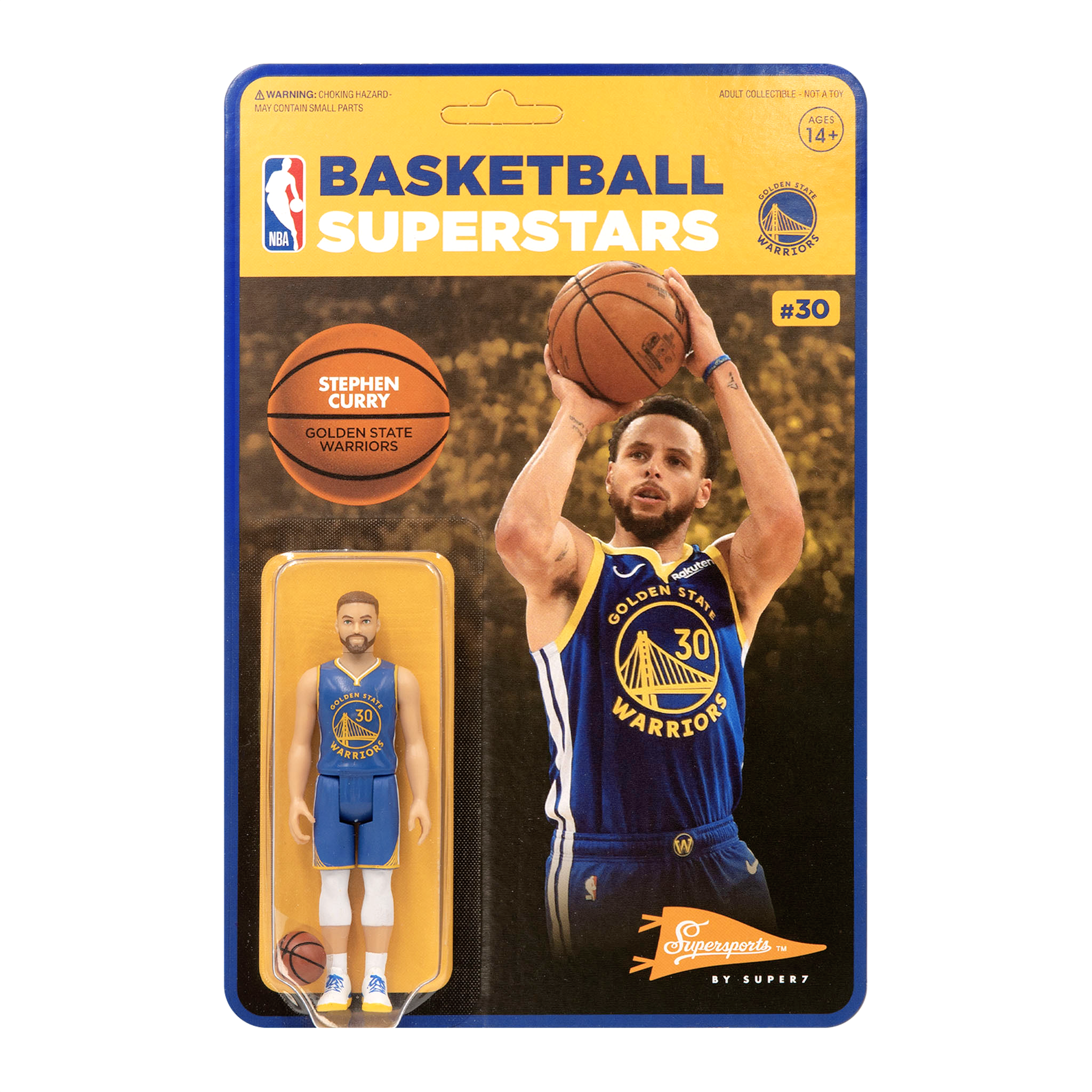 NBA Supersports Figure - Stephen Curry (Warriors)