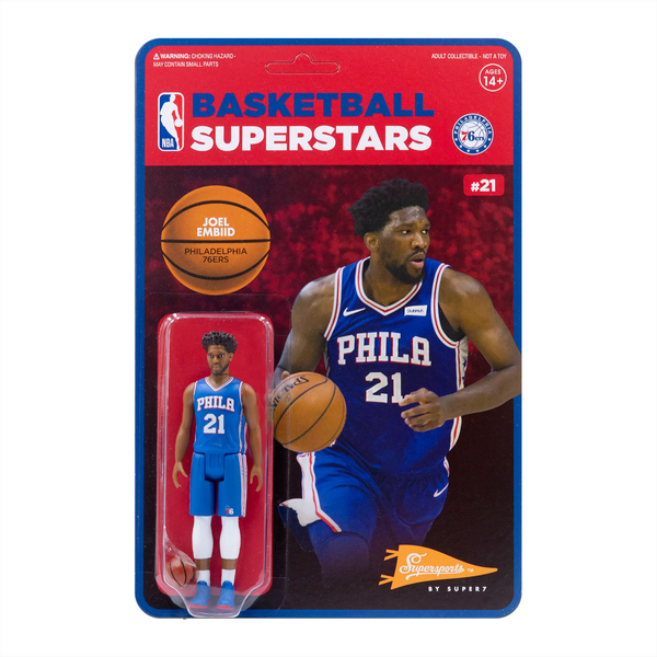 NBA Supersports Figure - Joel Embiid (76ers) – Super7