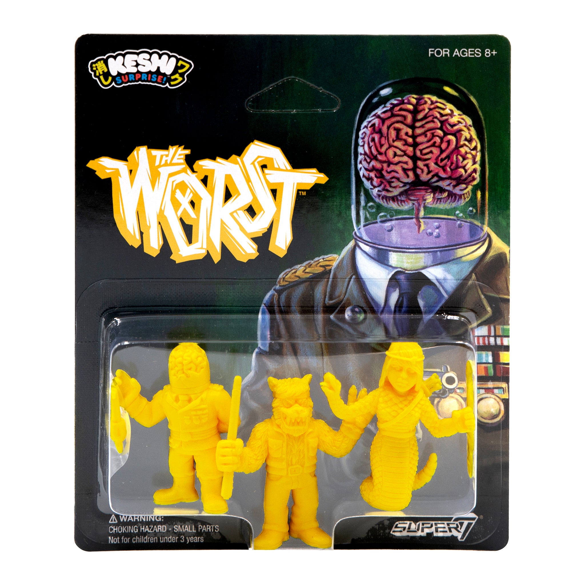The Worst Keshi Pack B - Shedusa, Werewolf Biker, Cortex Commander (Yellow)