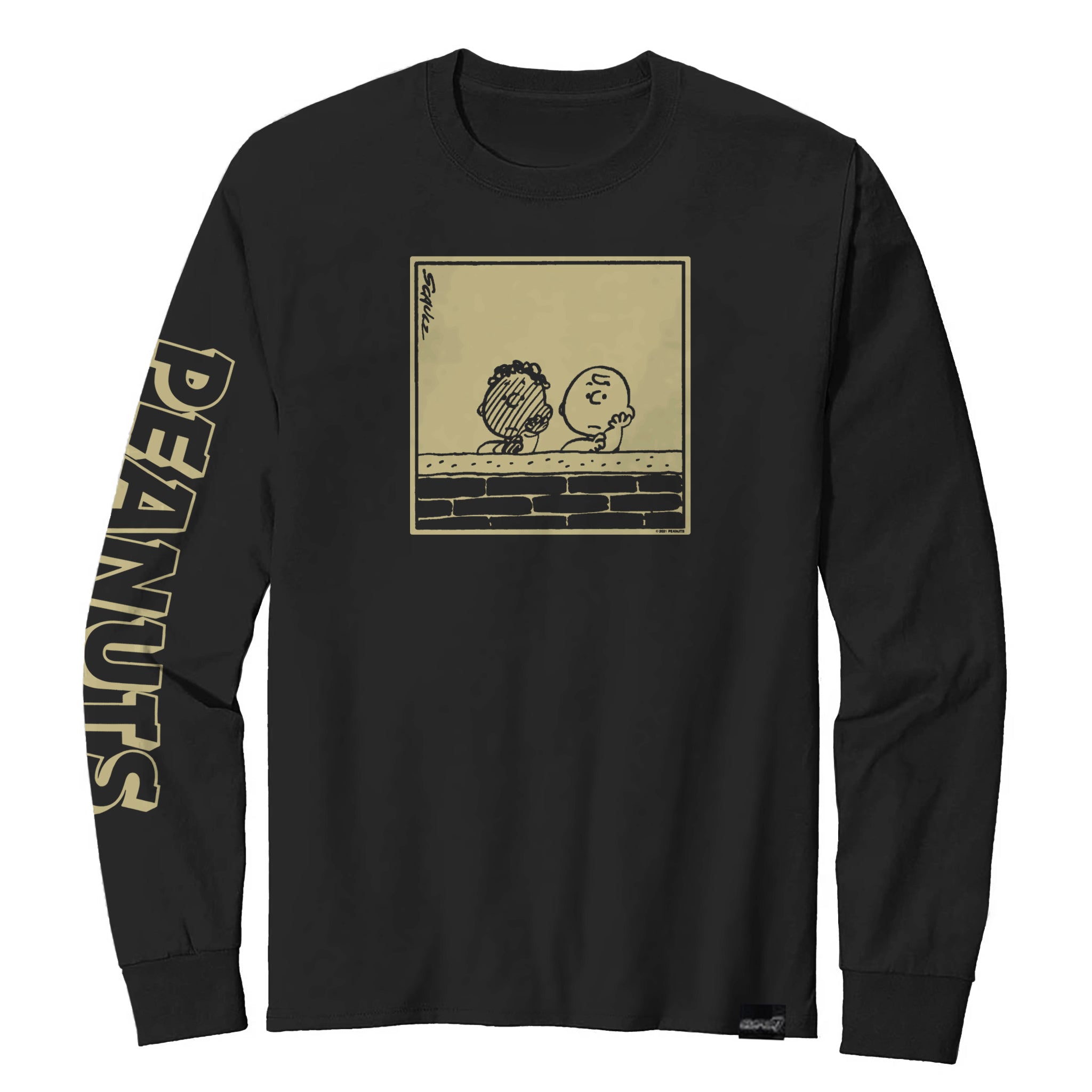 Peanuts T-Shirt - Franklin & Charlie Brown Long Sleeve