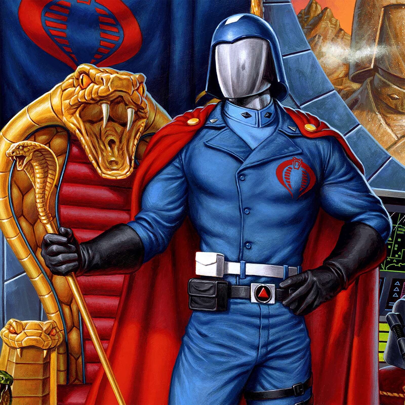 Cobra Commander Art Print