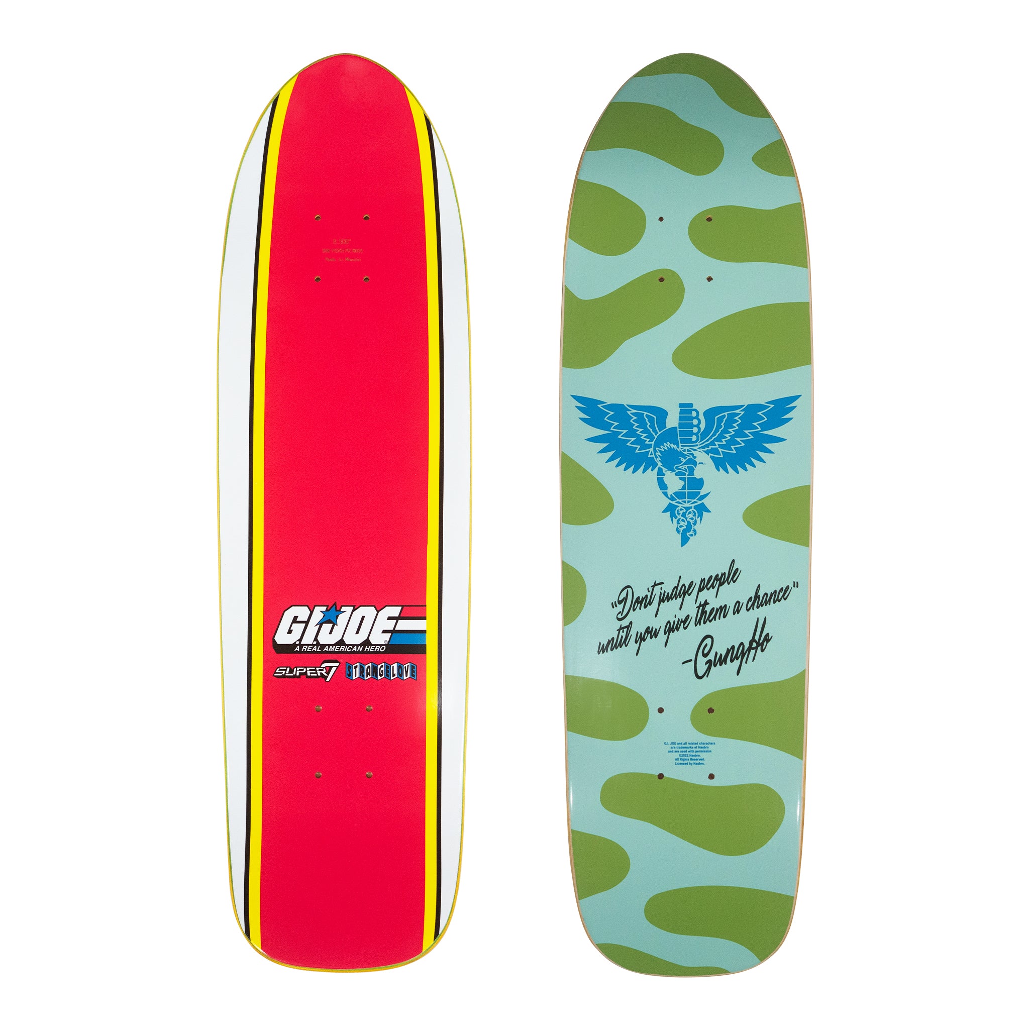 G.I. Joe Skateboard Deck - Don't Judge PSA (StrangeLove Collaboration)