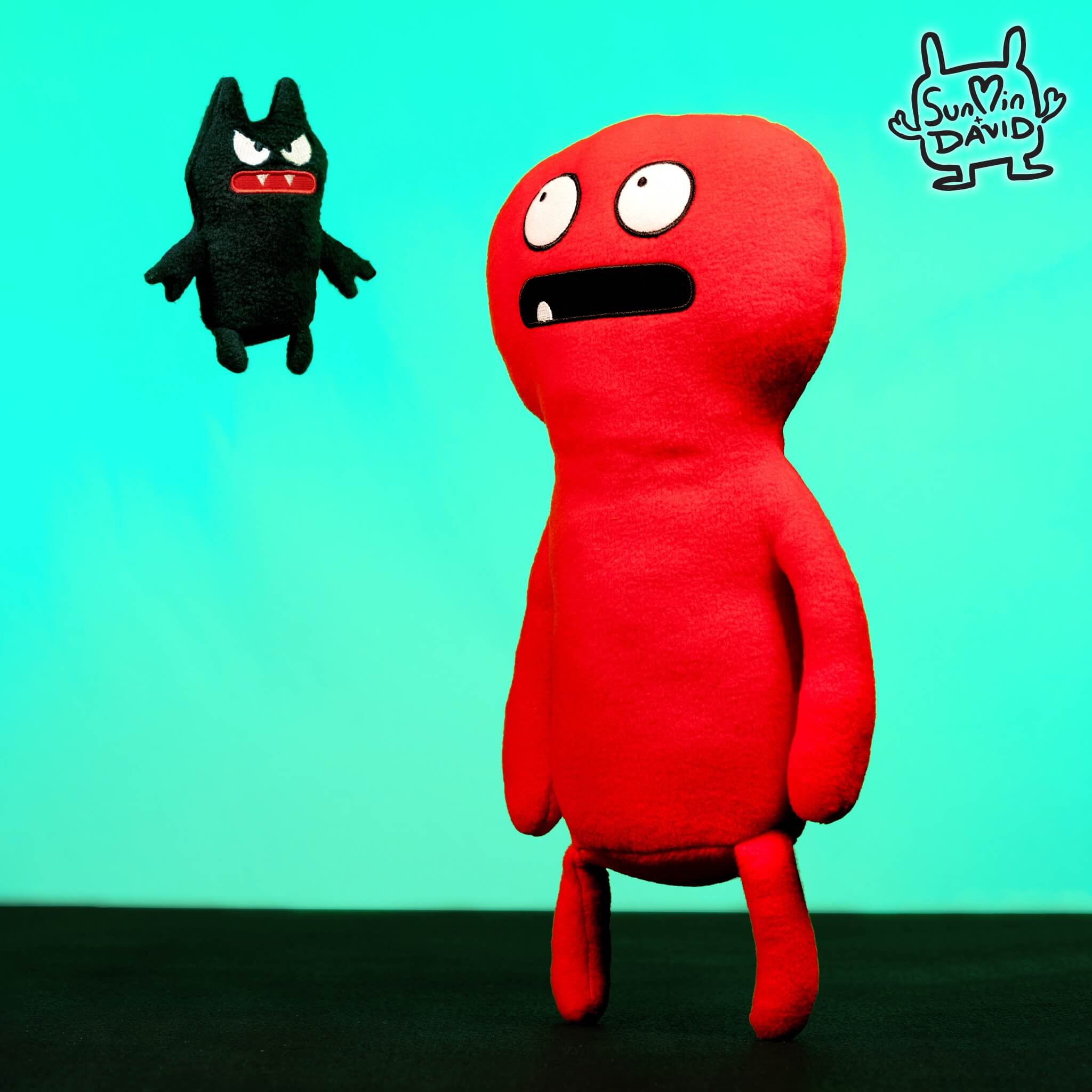 OK GUYS Plush - Red Candle and Energy Vampire