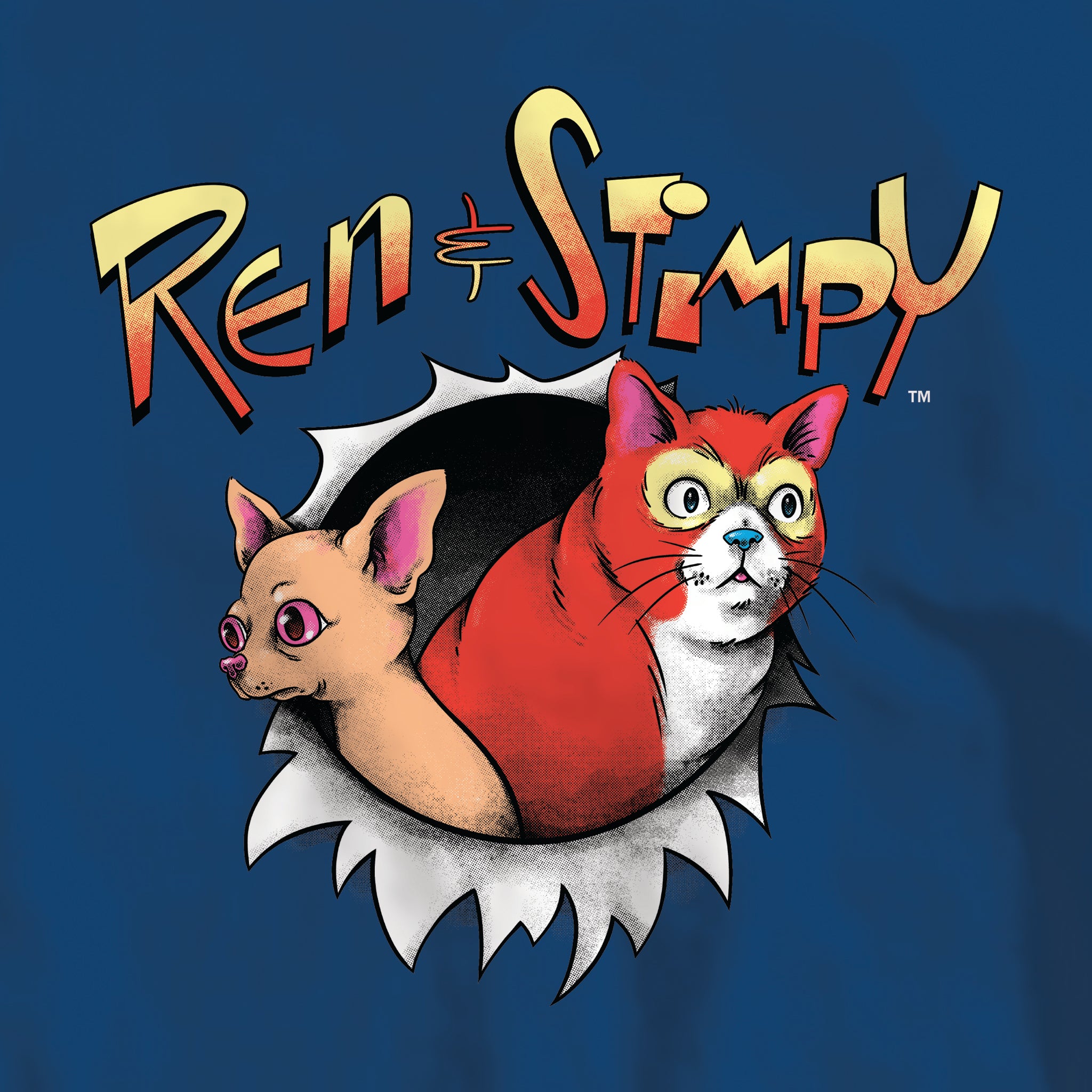 Ren & Stimpy T-Shirt - Realistic Ren & Stimpy