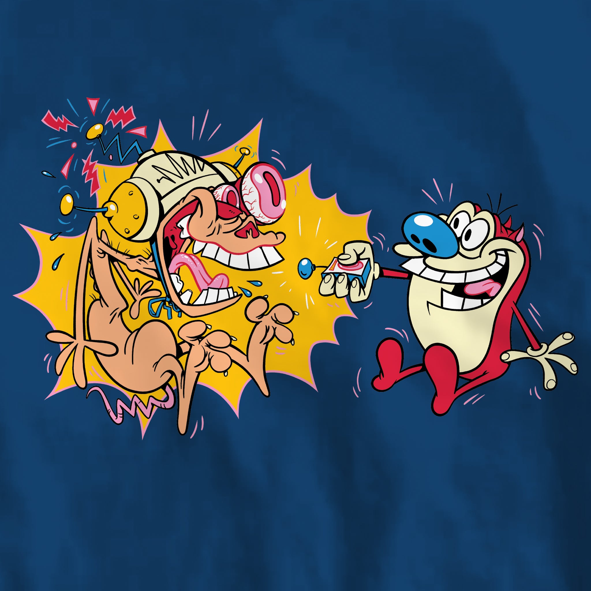 Ren & Stimpy T-Shirt - Happy Happy, Joy Joy