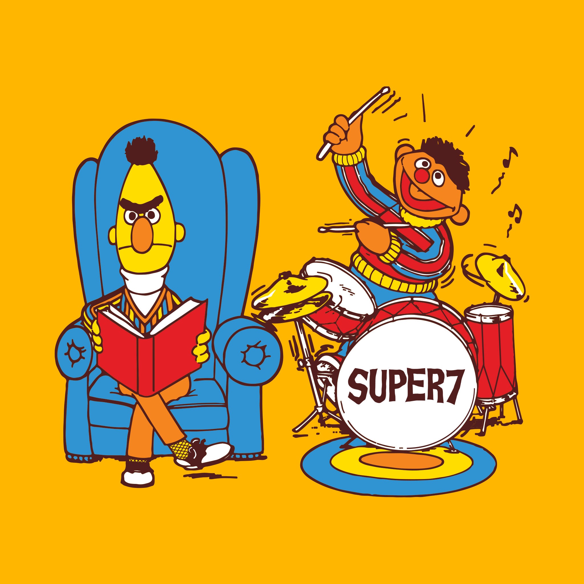 Sesame Street T-Shirt - Bert & Ernie Jam