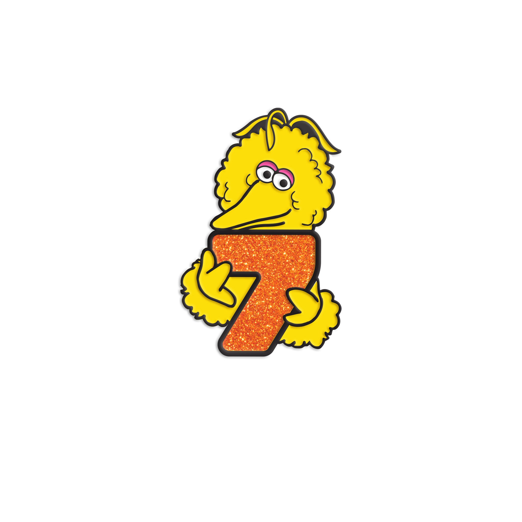 Sesame Street Enamel Pin - Big Bird x Super7
