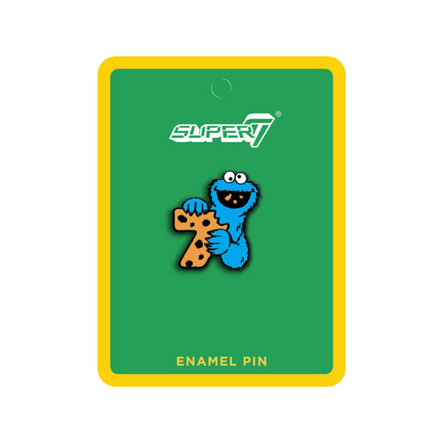 Sesame Street Enamel Pin - Cookie Monster x Super7