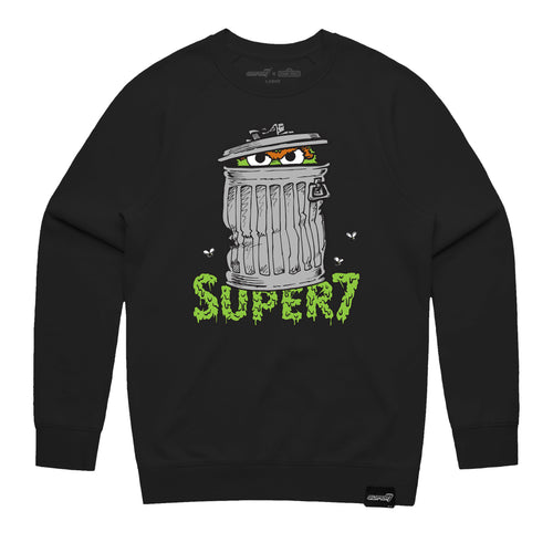Sesame Street Crewneck Sweatshirt - Oscar The Grouch