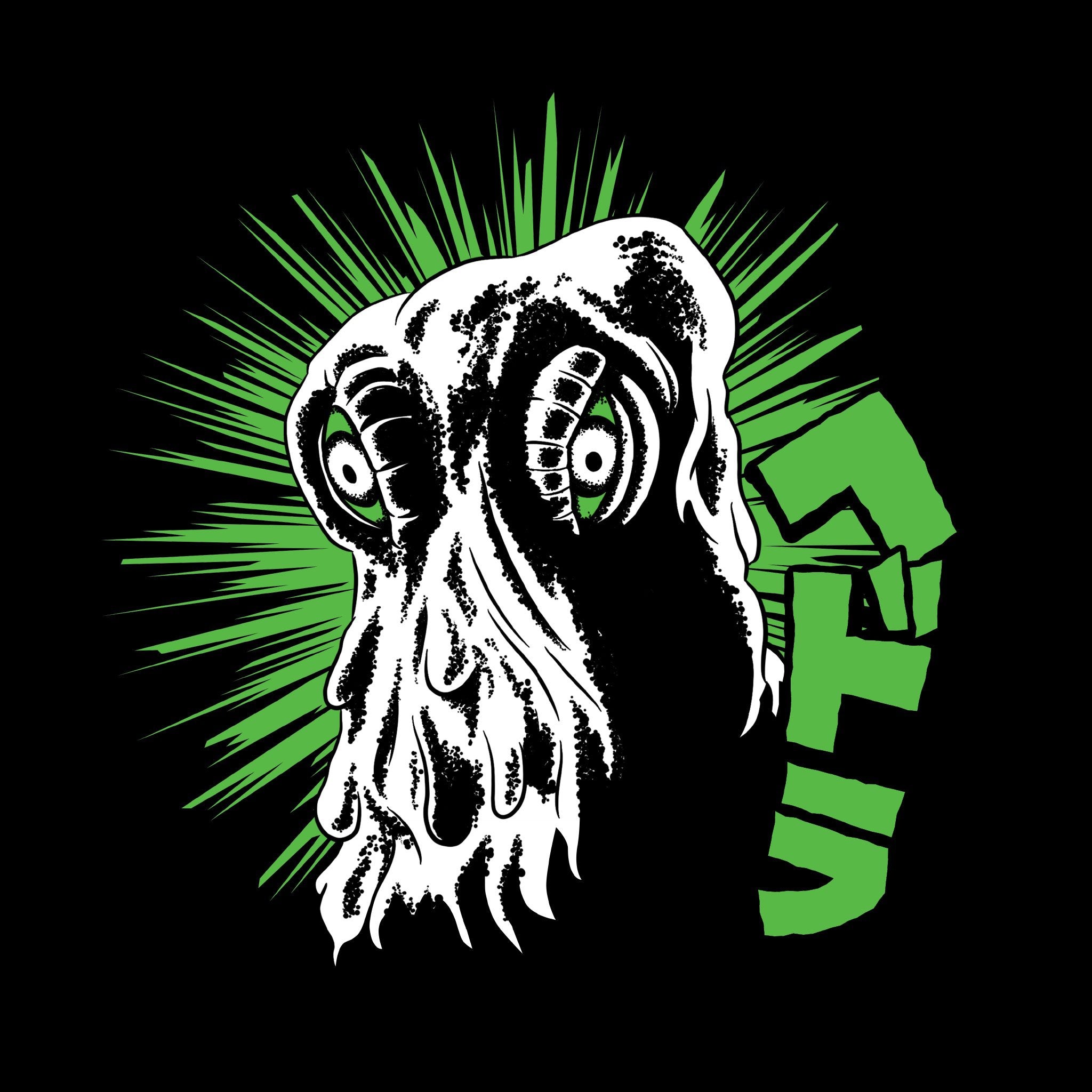 Toho Hedorah Glow Cardback Art T-shirt