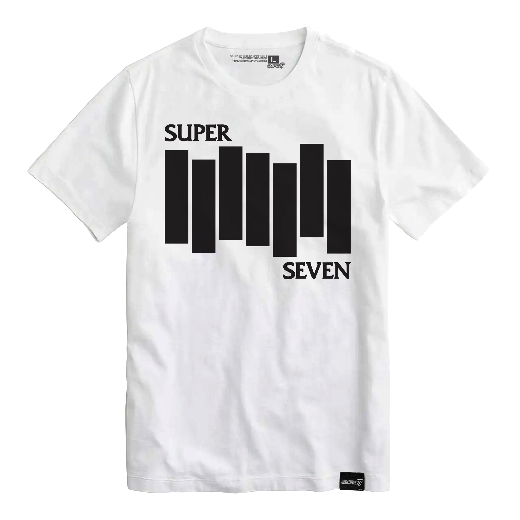Super7 T-Shirt - Flag (White)