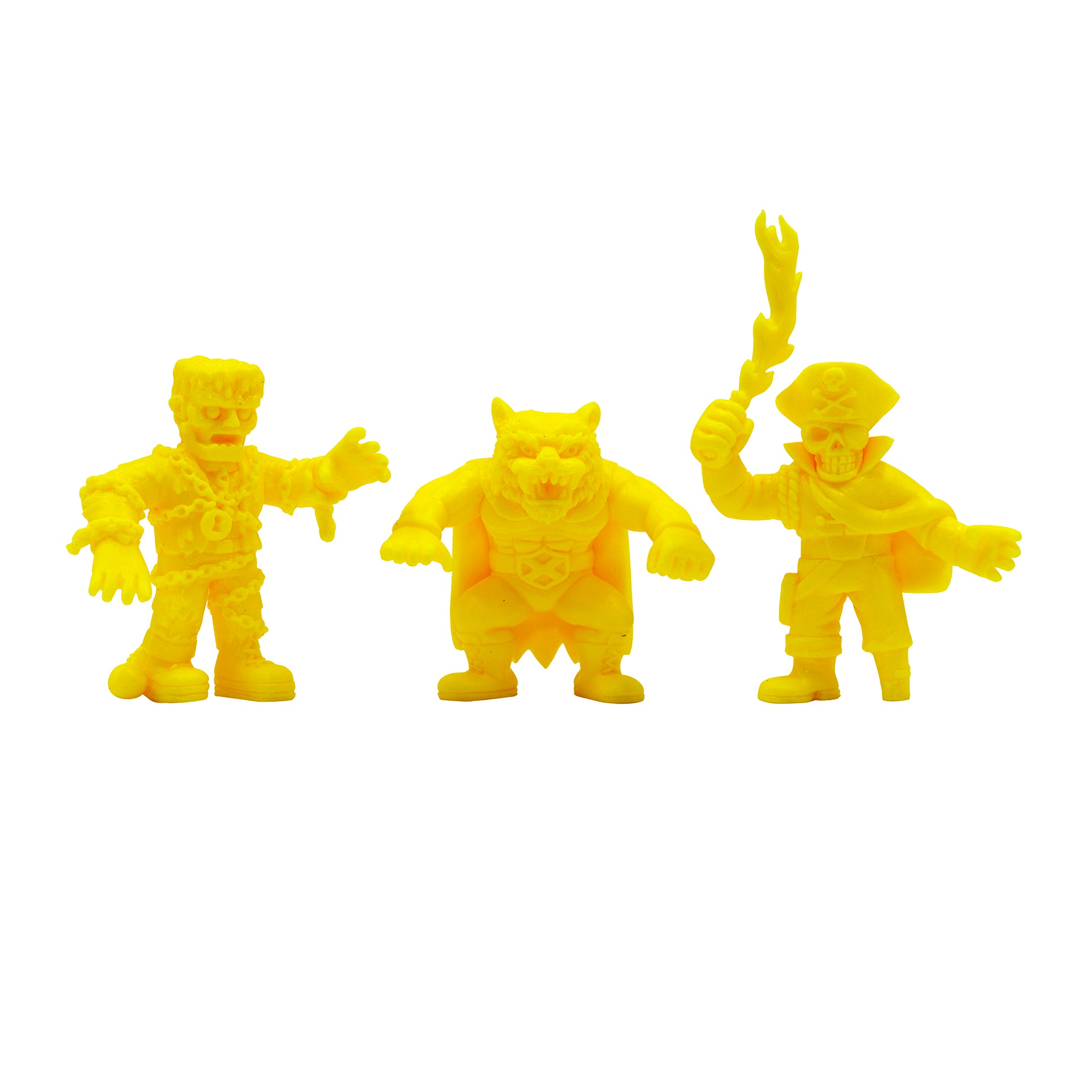 The Worst Keshi Pack A - Red Tiger, Captain Deadstar, Frankenghost (Yellow)