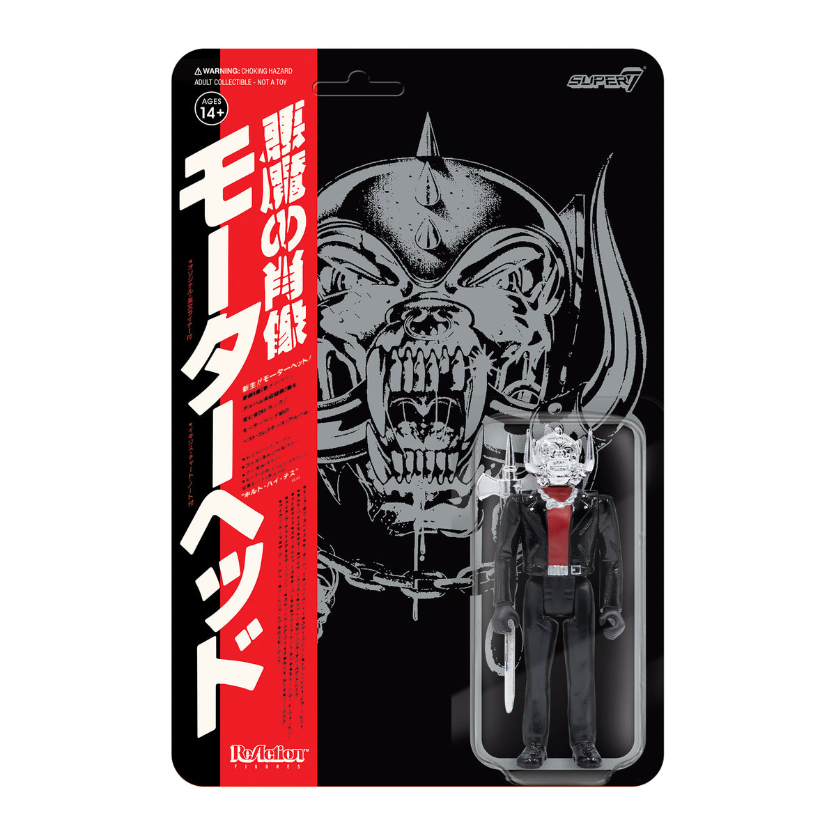 MOTÖRHEAD Warpig ReAction Figure by Super7 - Me Saco Un Ojo Records