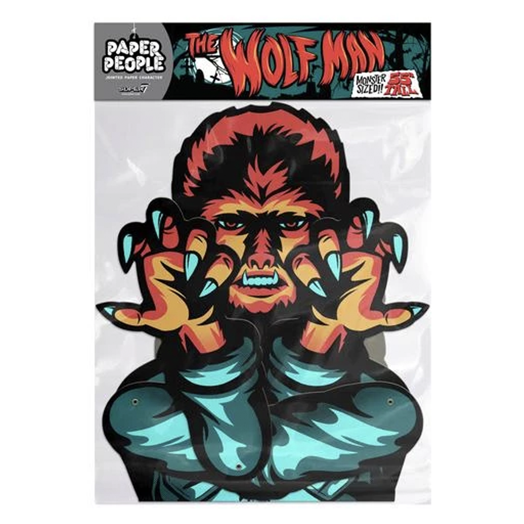 Universal Monsters Paper People - The Wolf Man