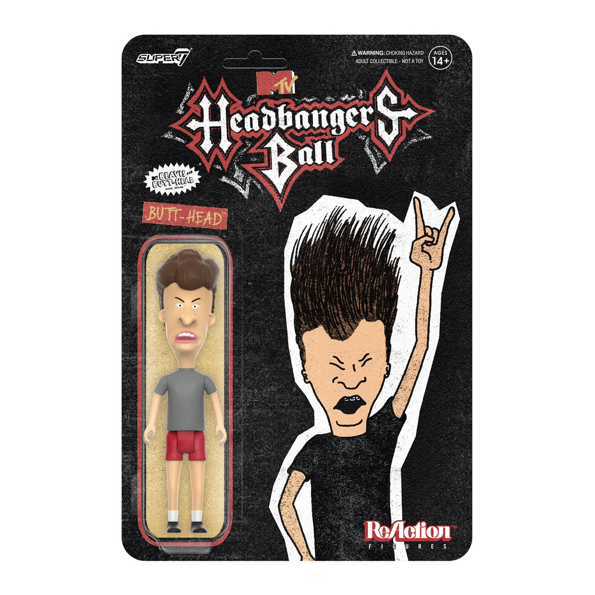 Beavis and Butthead ReAction Wave 3 - Butt-Head (Headbanger