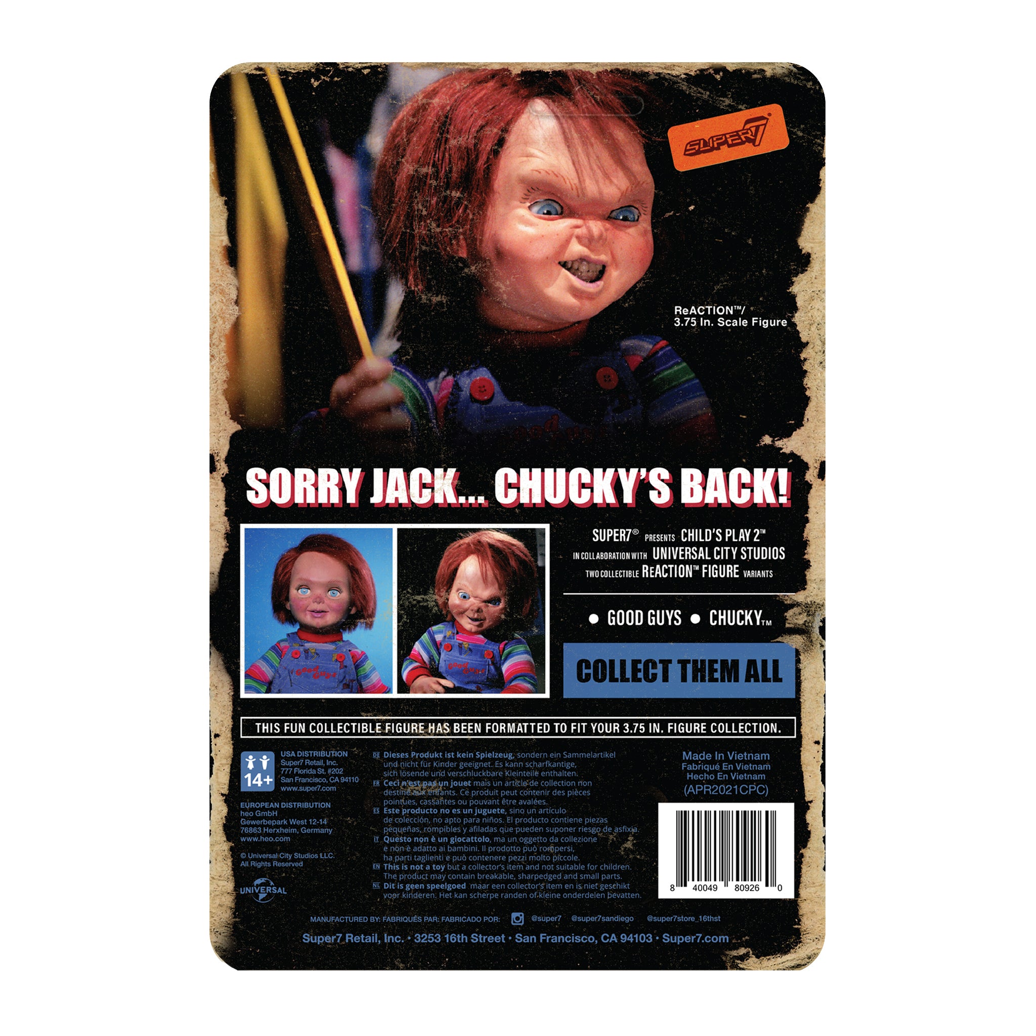 Child's Play ReAction Figure - Evil Chucky