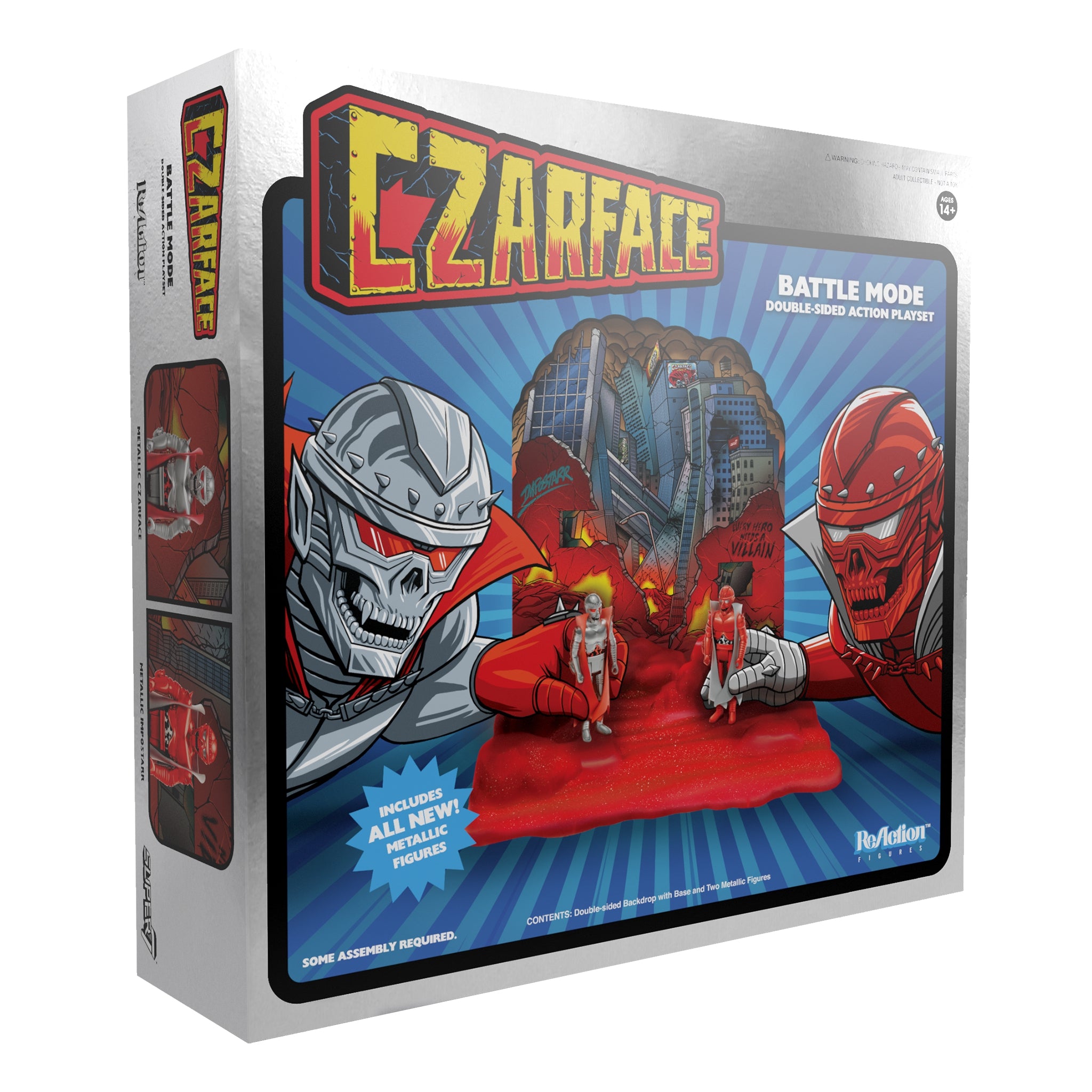 Czarface ReAction Figures - Battle Mode Double-Sided Playset