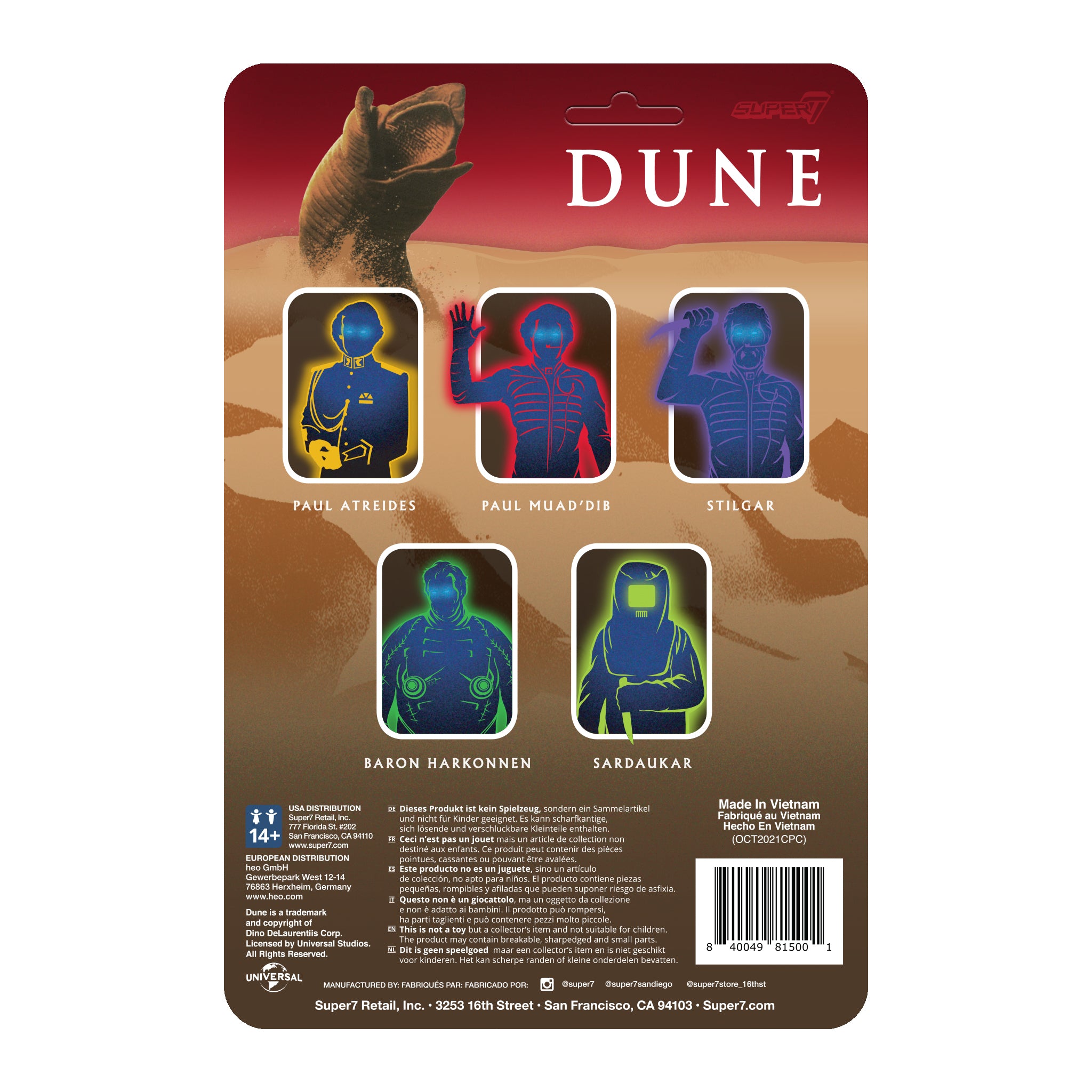 Dune ReAction Figure Wave 1 - Sardaukar Warrior