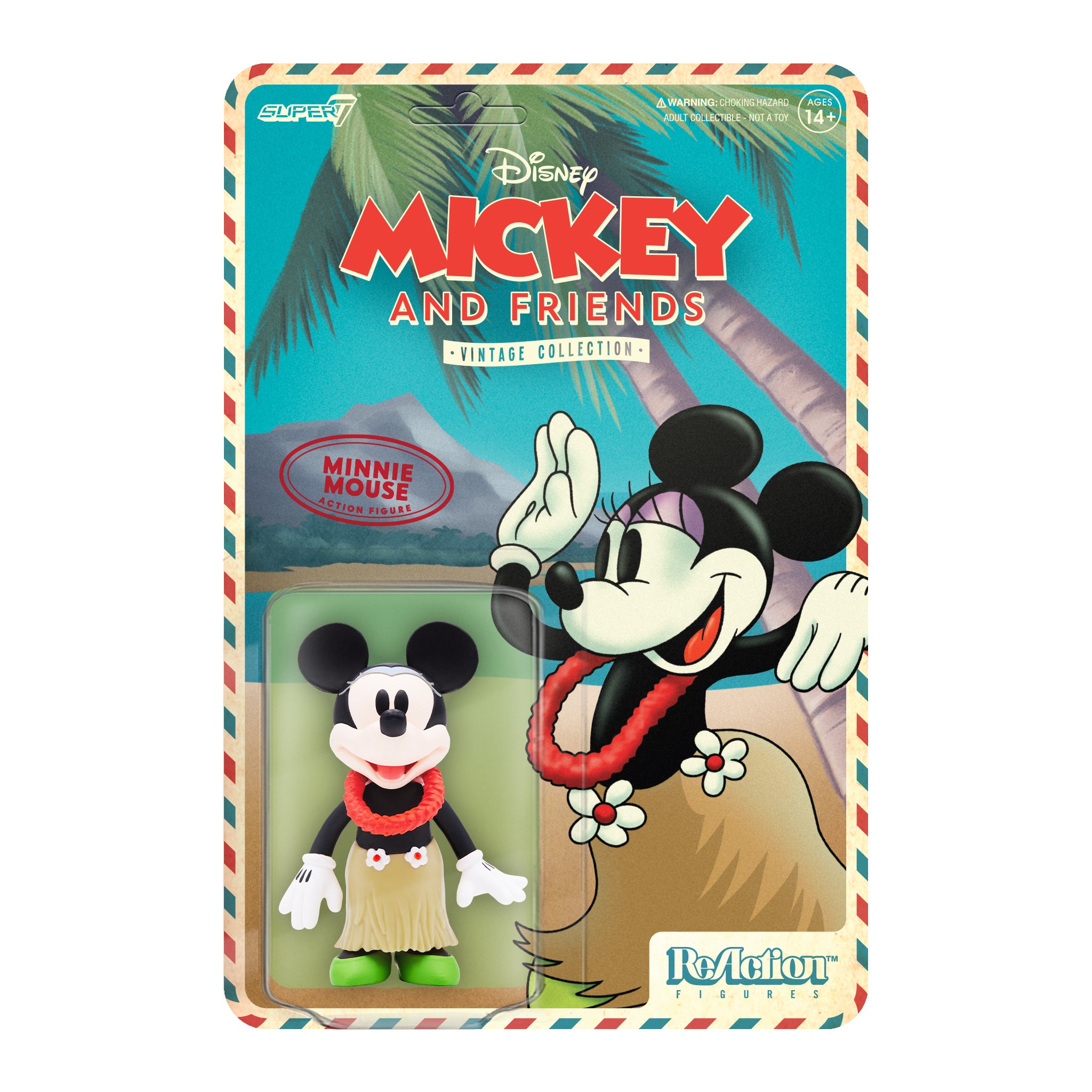 Disney ReAction Figures - Vintage Collection Wave 2 - Minnie Mouse (Hawaiian Holiday)
