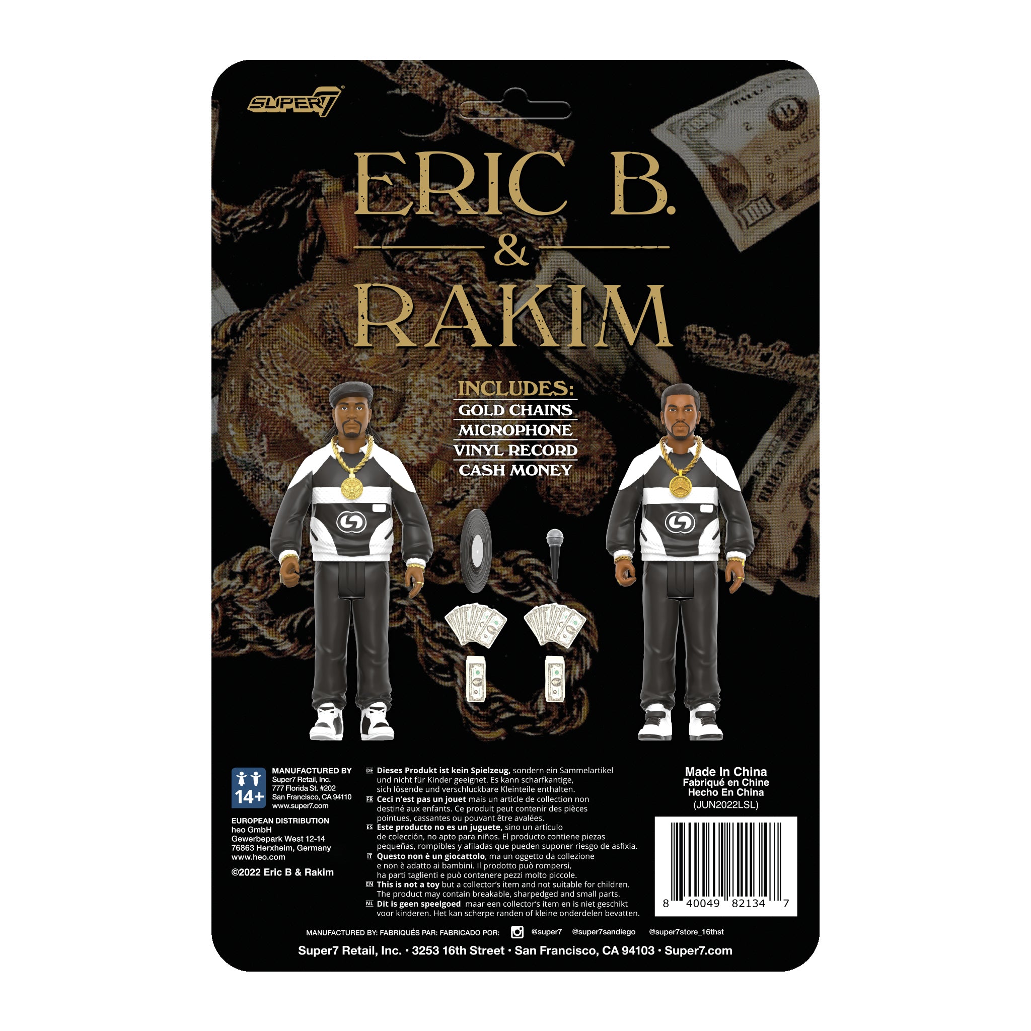 Eric B. & Rakim ReAction Figures - Paid In Full 2-Pack