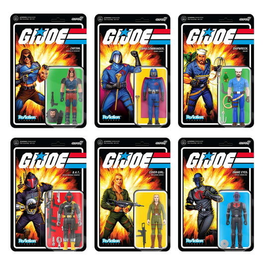 G.I. Joe ReAction Figures Wave 4 - Set of 6