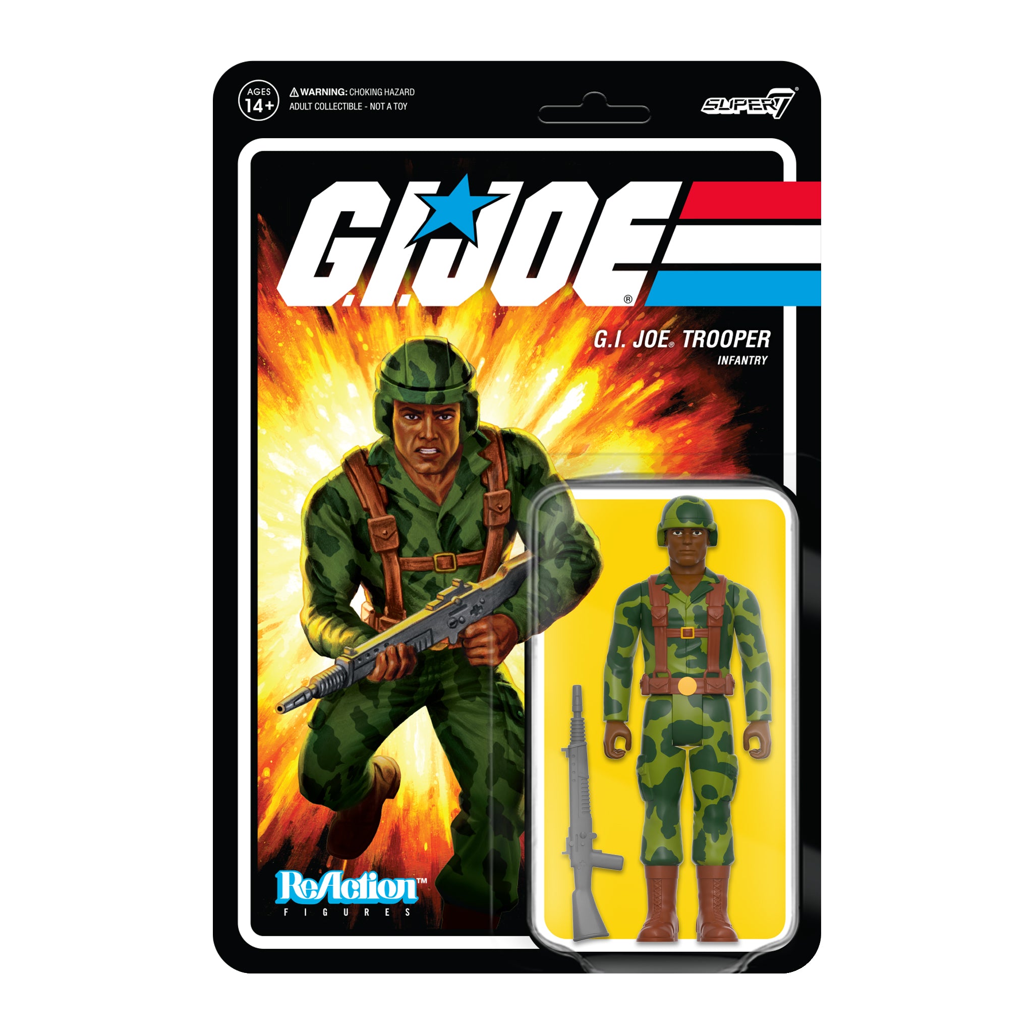 G.I. Joe ReAction Wave 4 - Trooper Clean Shaven (Brown)