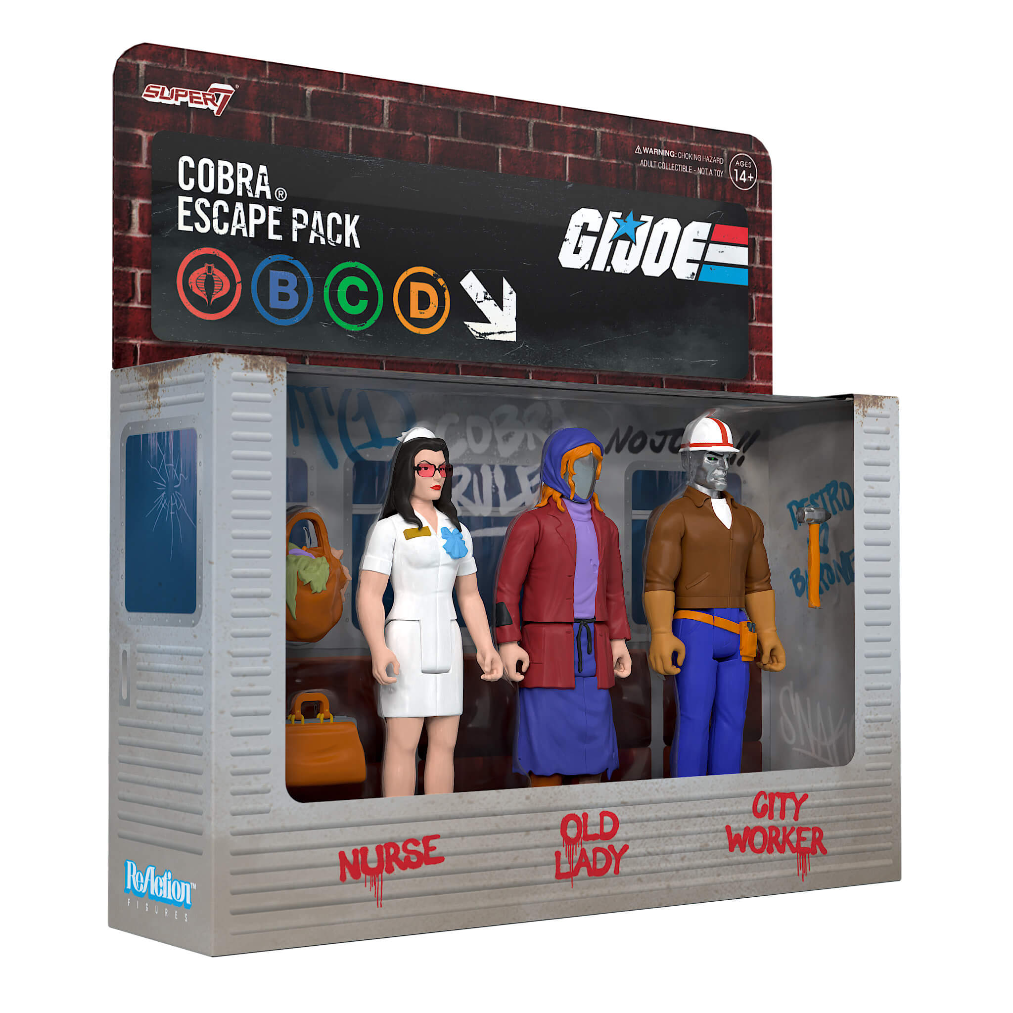 G.I. Joe ReAction Wave 6b Cobra Escape Pack