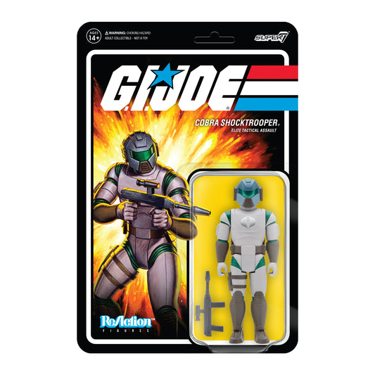 G.I. Joe ReAction Figures Wave 2 - Cobra Shocktrooper (Rifle A)