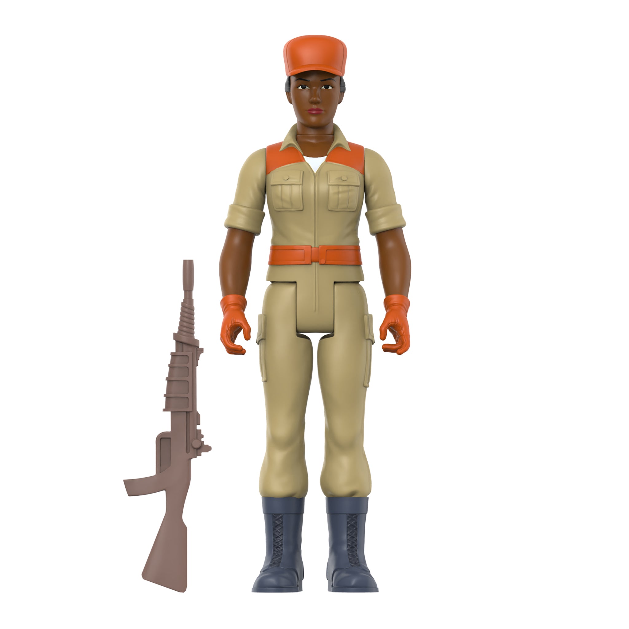G.I. Joe ReAction Figures Wave 3 - Female Combat Engineer Bun Hair (Brown)