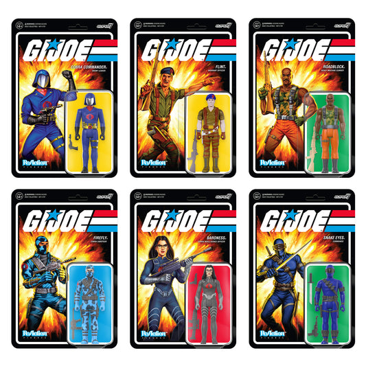 G.I. Joe ReAction Figures Wave 3 - Core Set of 6