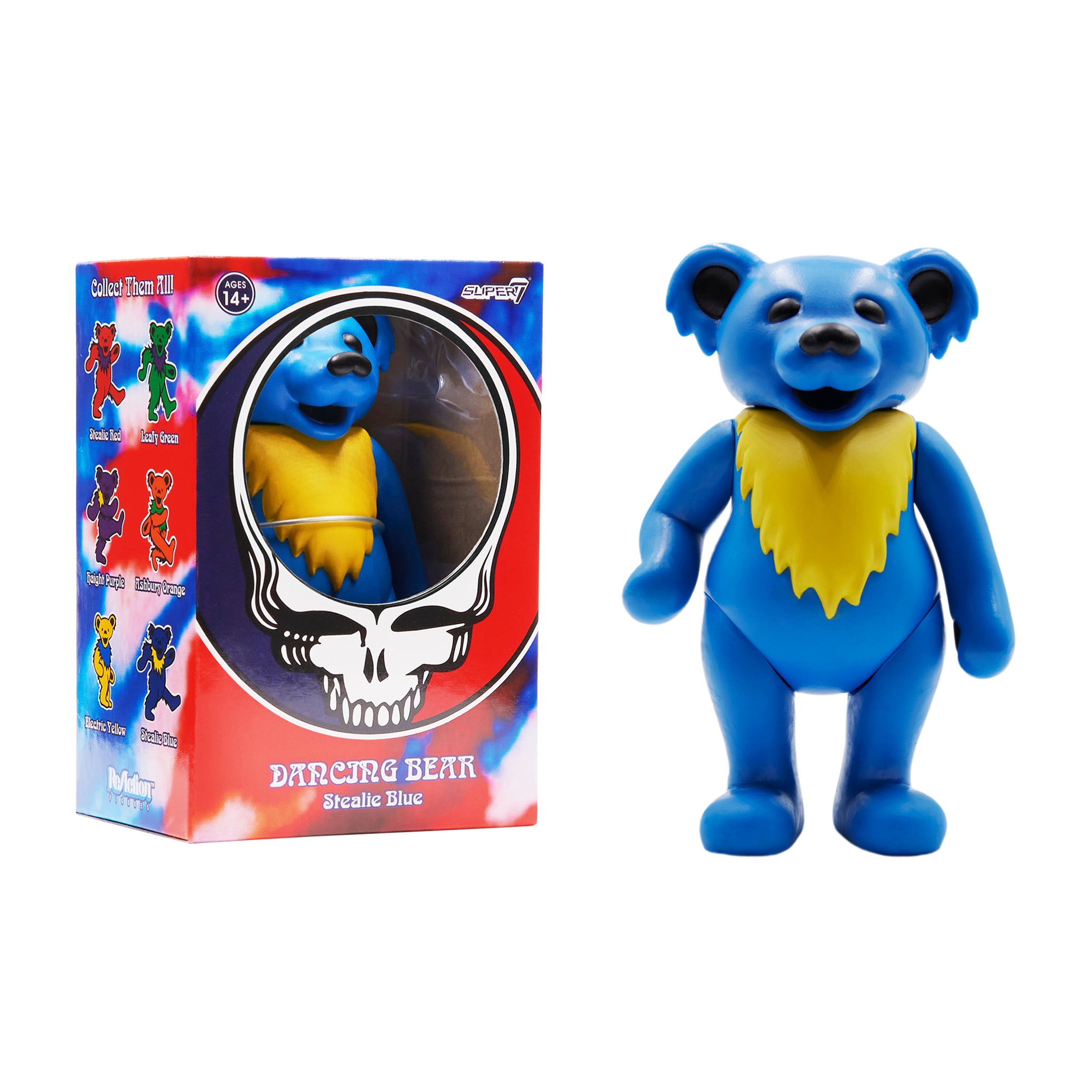 Grateful Dead Reaction Figure - Dancing Bear (Stealie Blue)