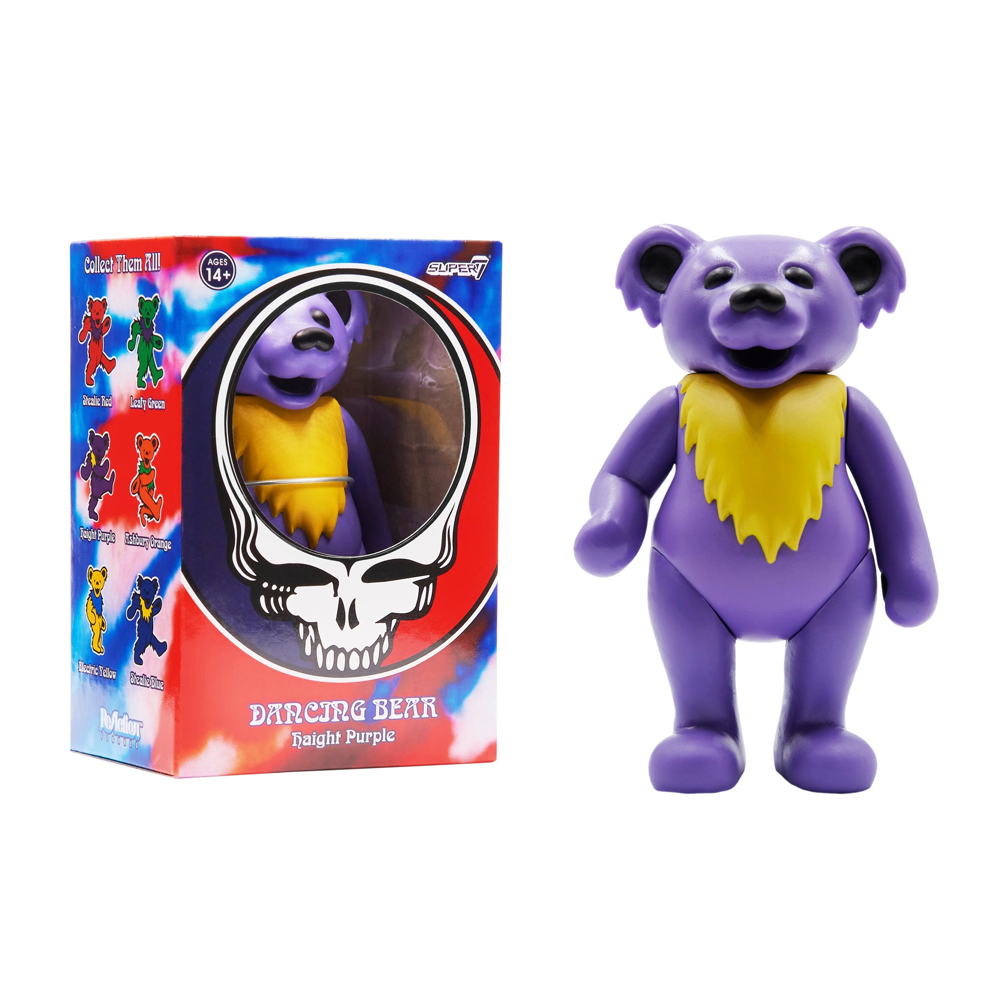 Grateful Dead Reaction Figure - Dancing Bear (Haight Purple)