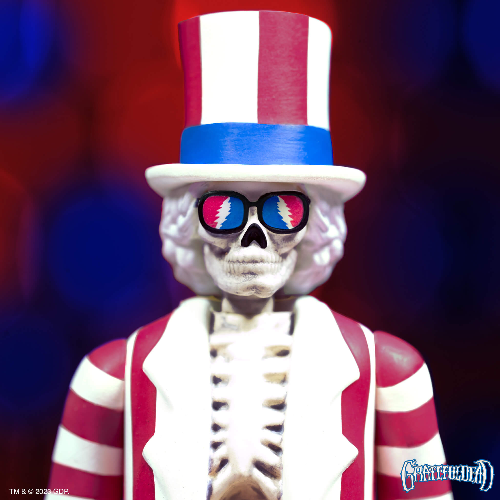 Grateful Dead ReAction Figure Wave 3 - Uncle Sam Skeleton