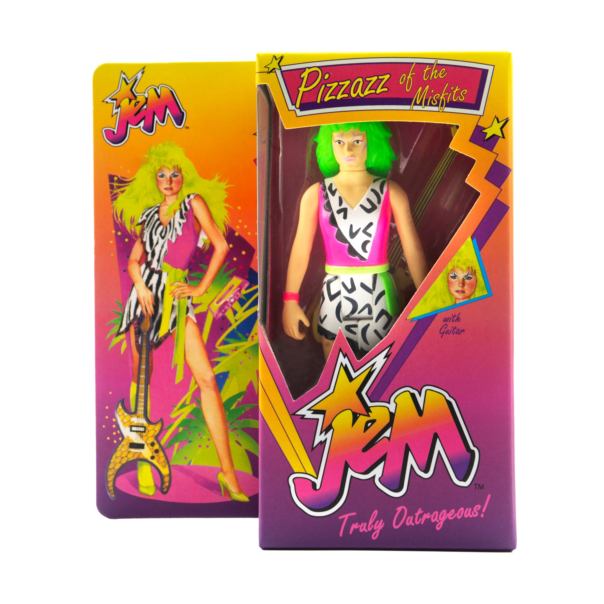 Jem And The Holograms ReAction W2 - Pizzaz (Neon) [Retro Box]