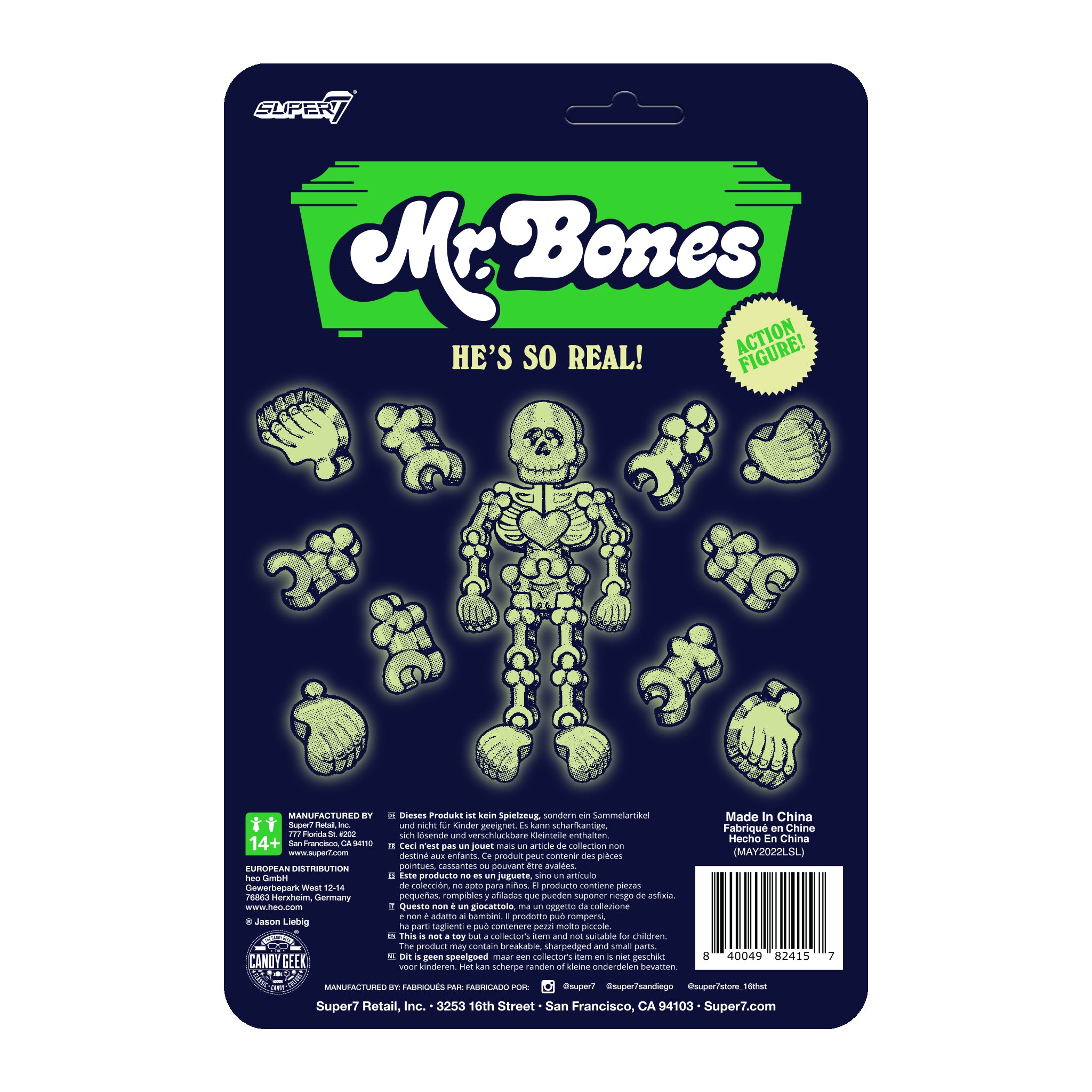 Mr Bones ReAction Glow Figure
