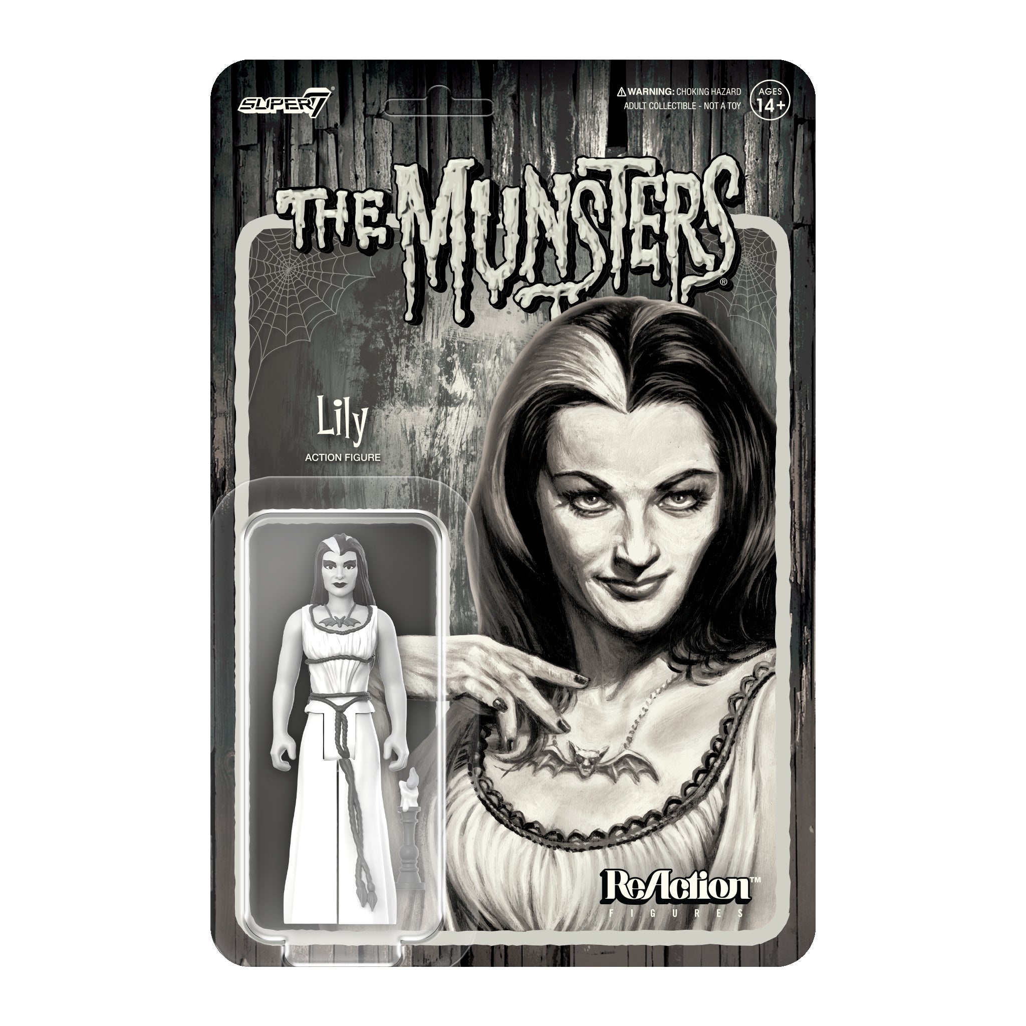 Munsters ReAction Figures Wave 2 - Lily (Grayscale)