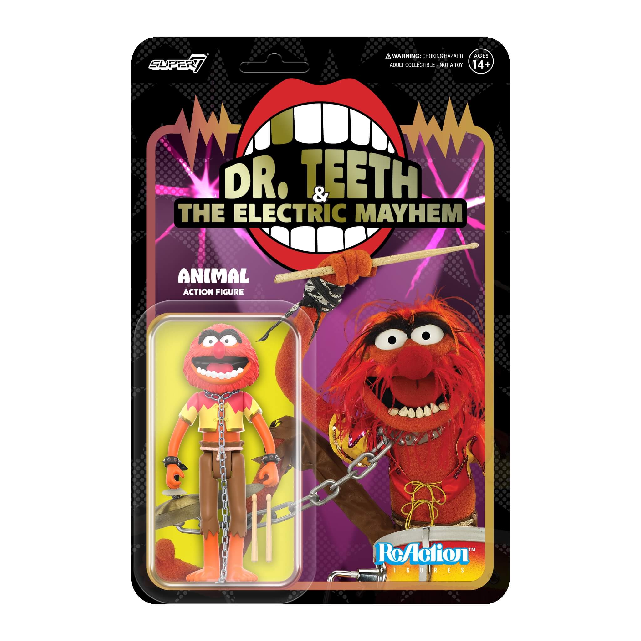 The Muppets ReAction Figures Wave 1  - Electric Mayhem Band - Animal