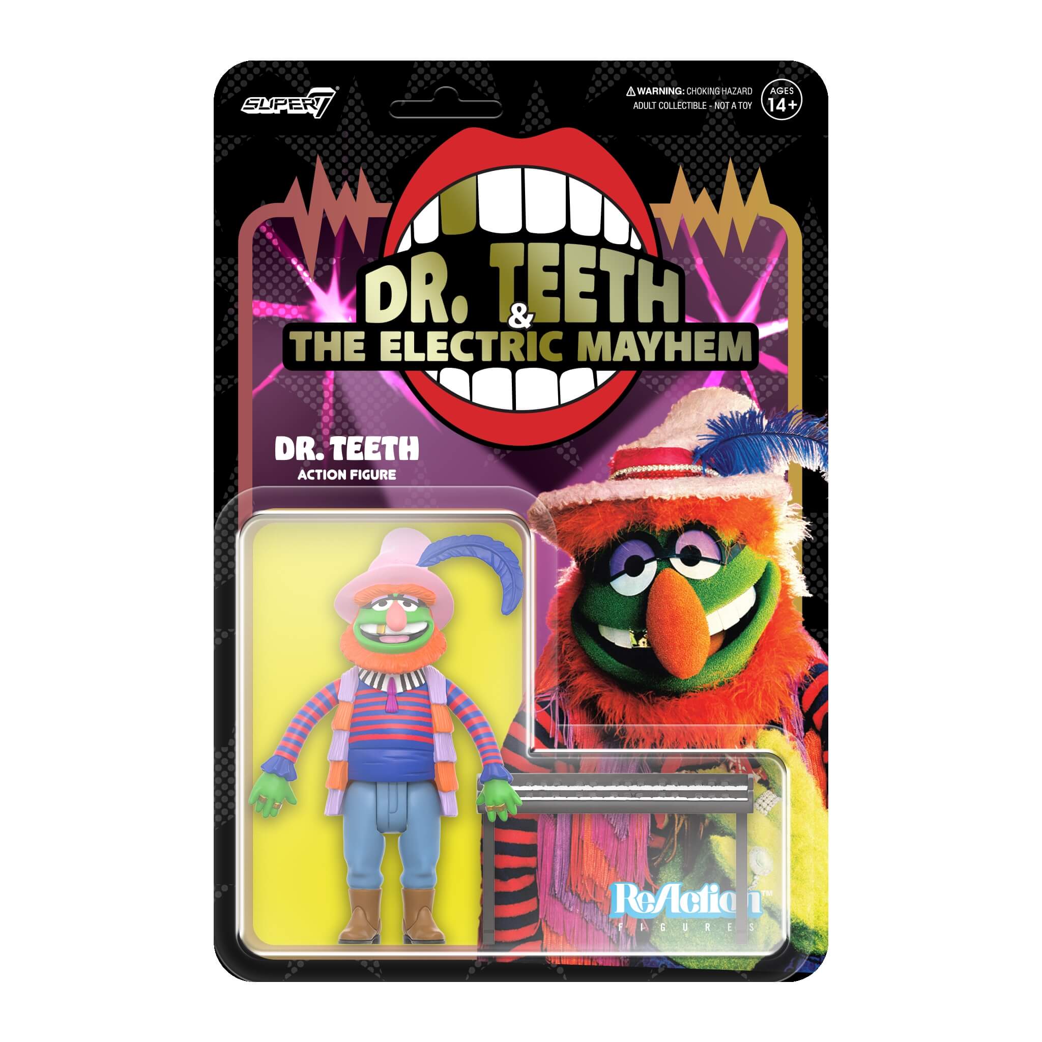 The Muppets ReAction Figures Wave 1  - Electric Mayhem Band - Dr. Teeth
