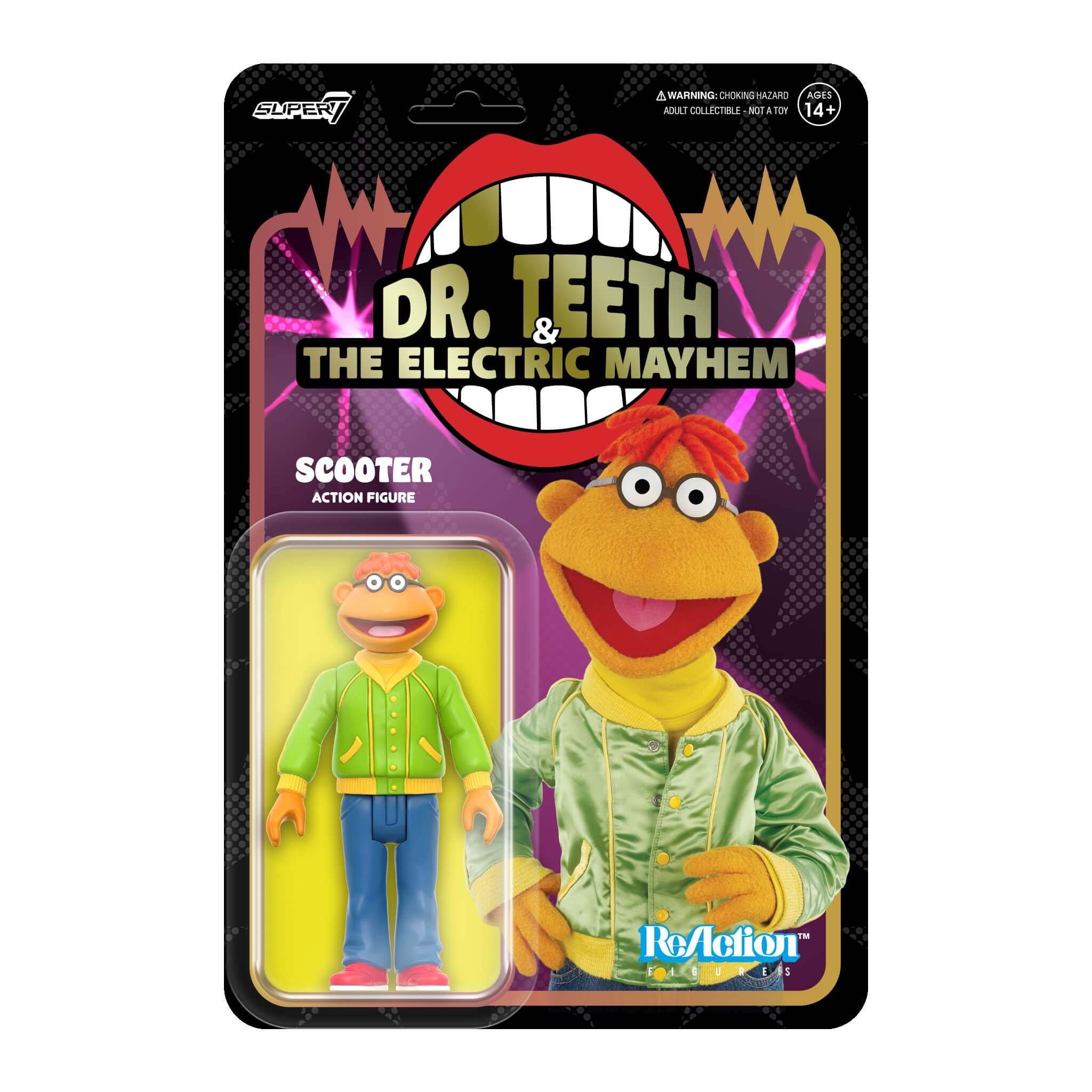 The Muppets ReAction Figures Wave 1  - Electric Mayhem Band - Scooter