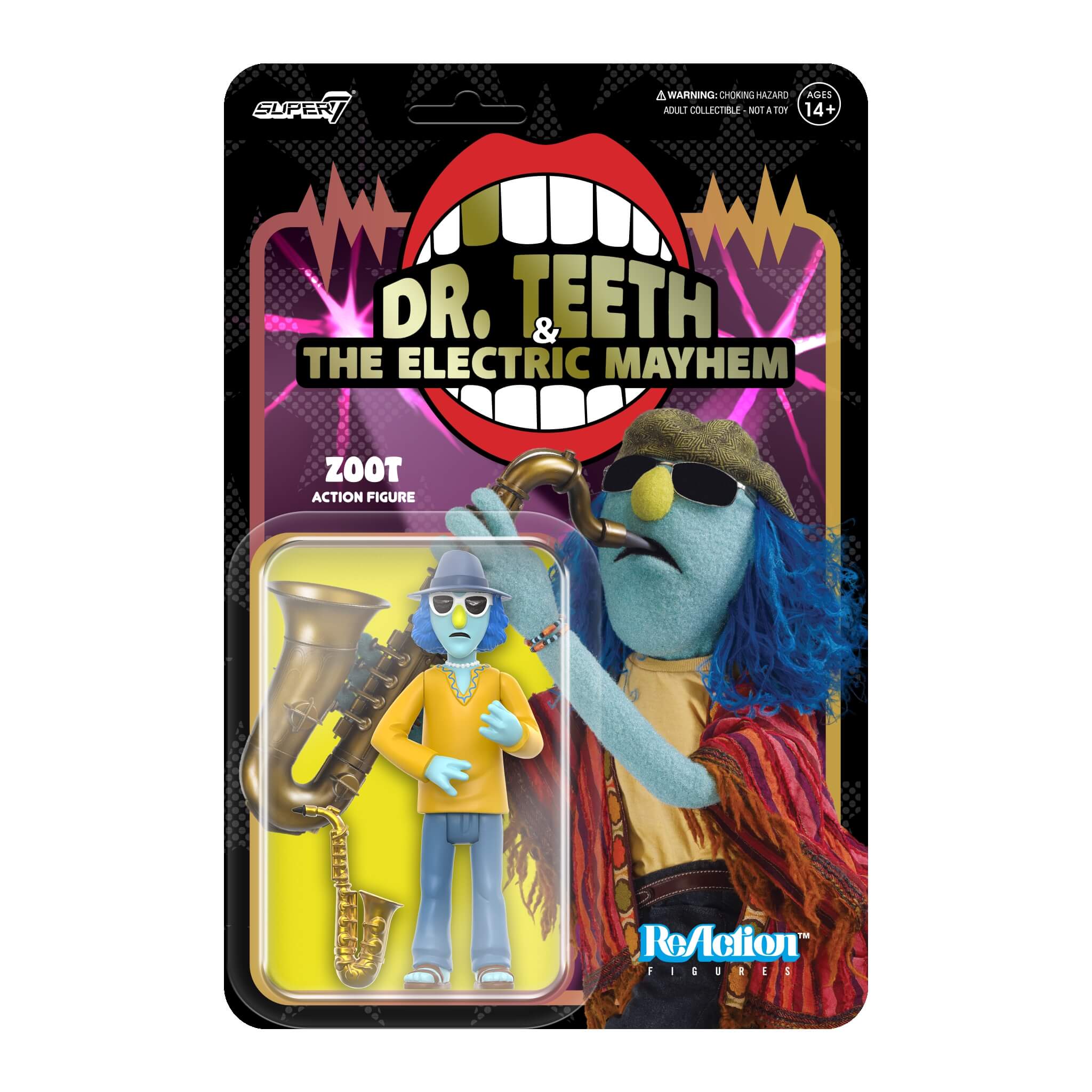 The Muppets ReAction Figures Wave 1  - Electric Mayhem Band - Zoot