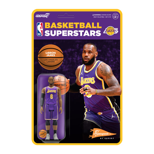 NBA Supersports Figure Wave 3 - LeBron James (Lakers) [Purple Statement]