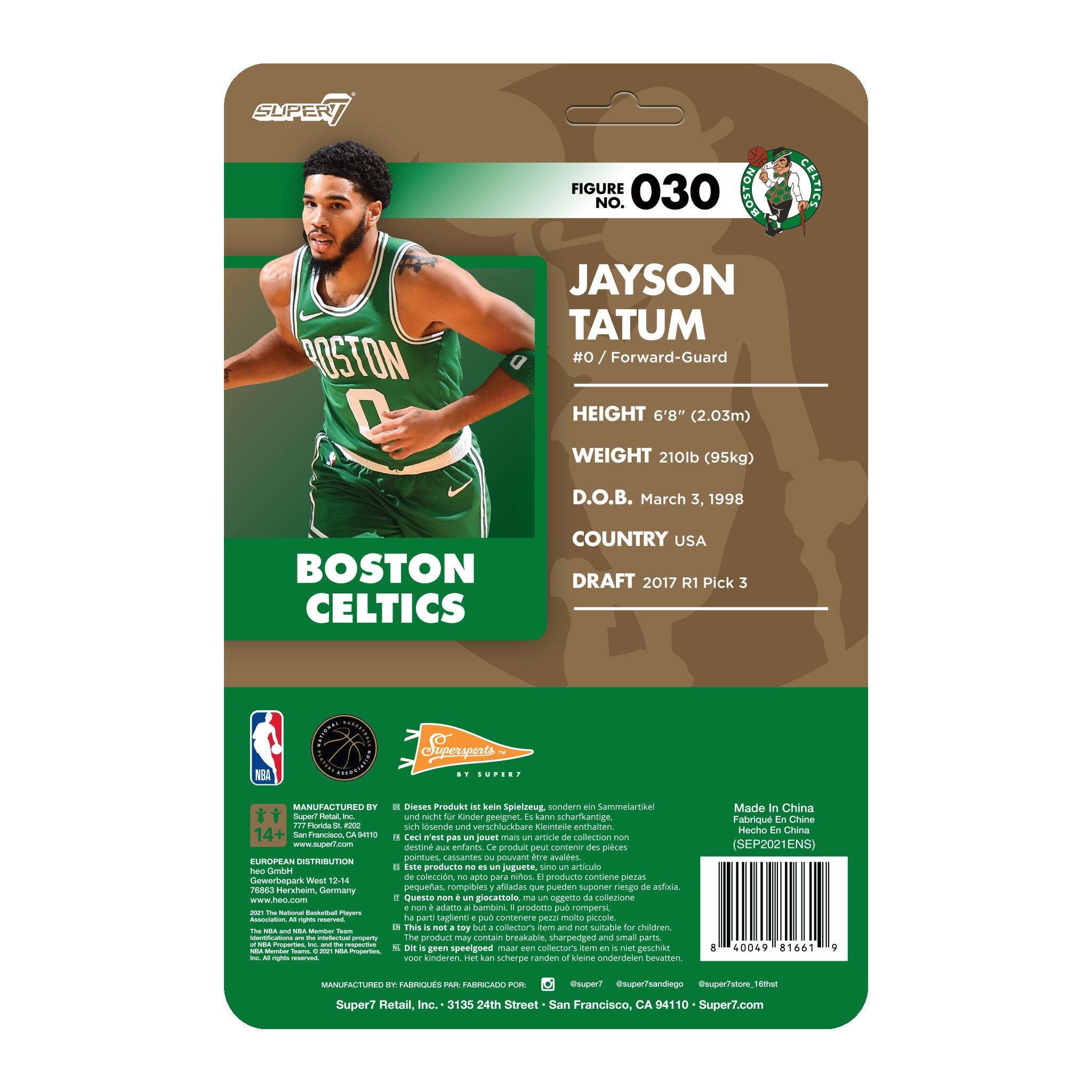 NBA Supersports Figure Wave 4 - Jayson Tatum (Celtics)