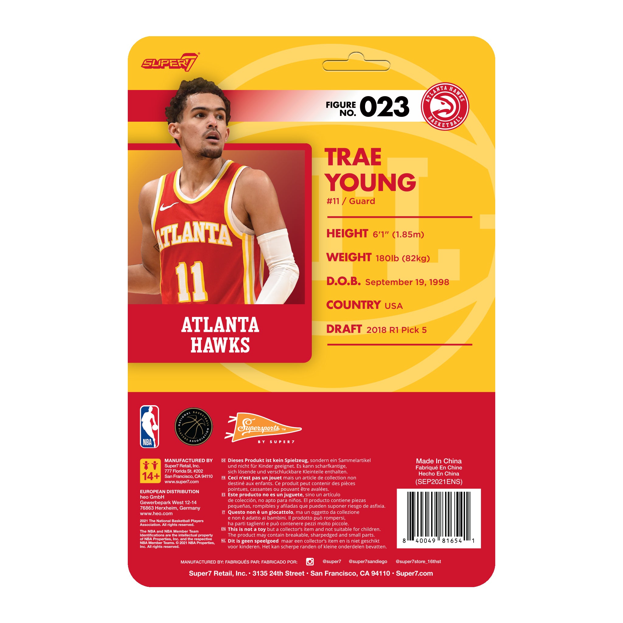 NBA Supersports Figure Wave 4 - Trae Young (Hawks)