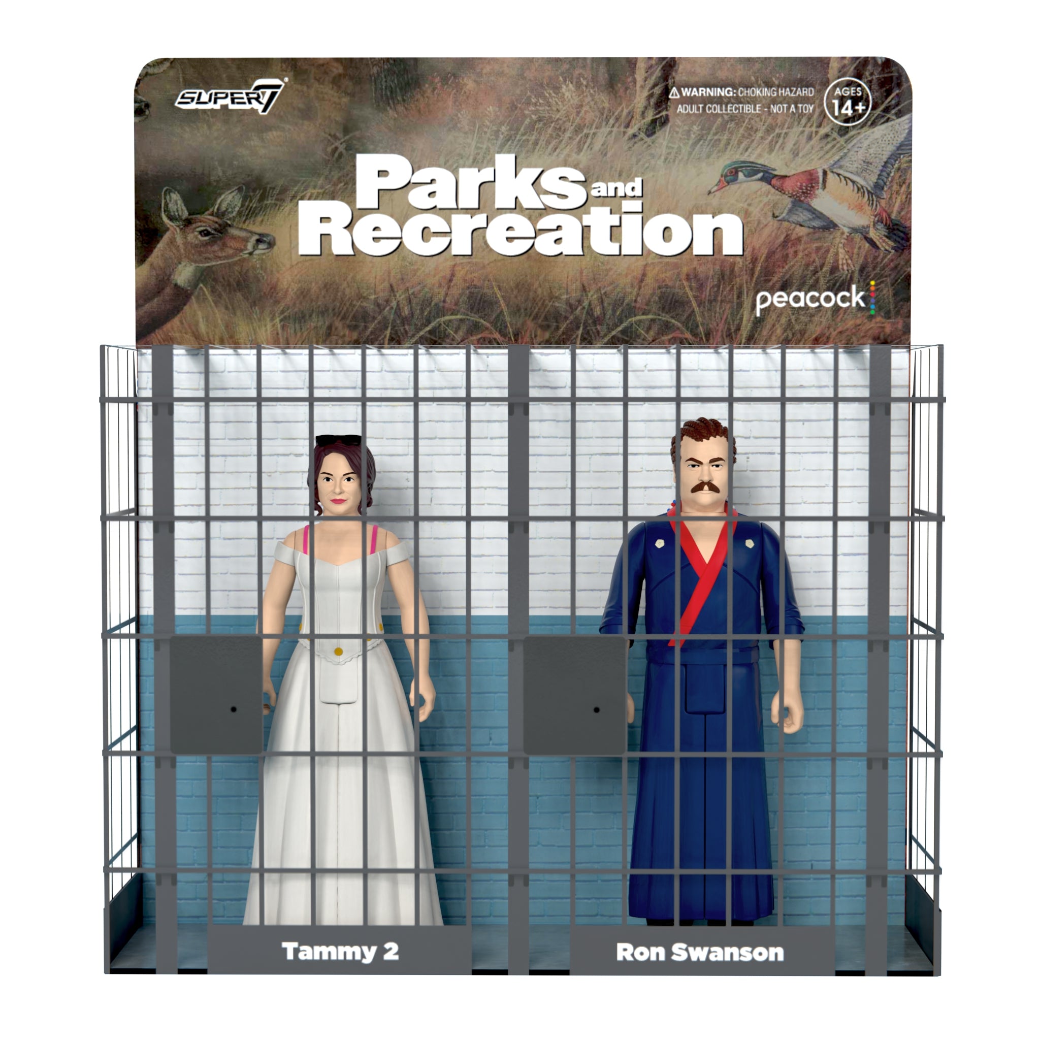 Parks and Recreation ReAction Figures Wave 2 - Ron and Tammy 2 Wedding Night (2-Pack)