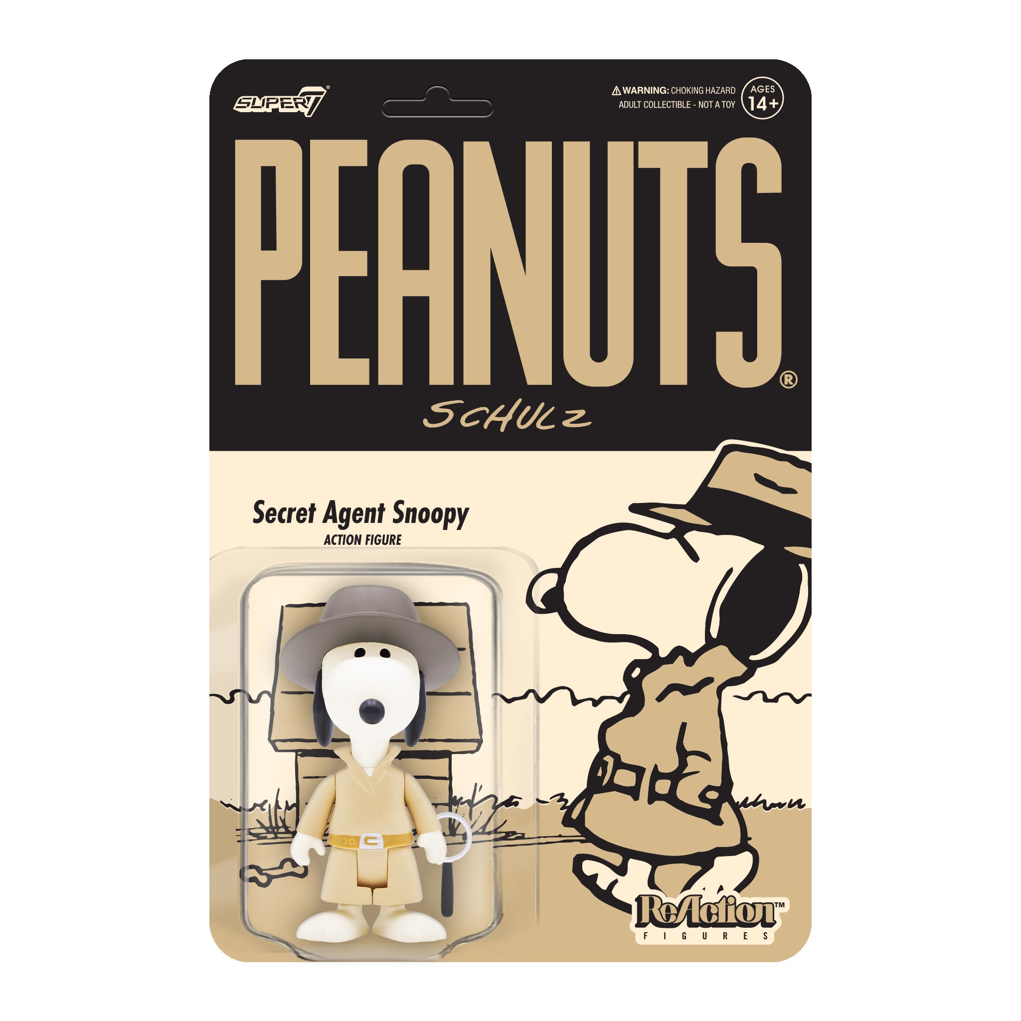 Peanuts ReAction Figure Wave 5 - Secret Agent Snoopy