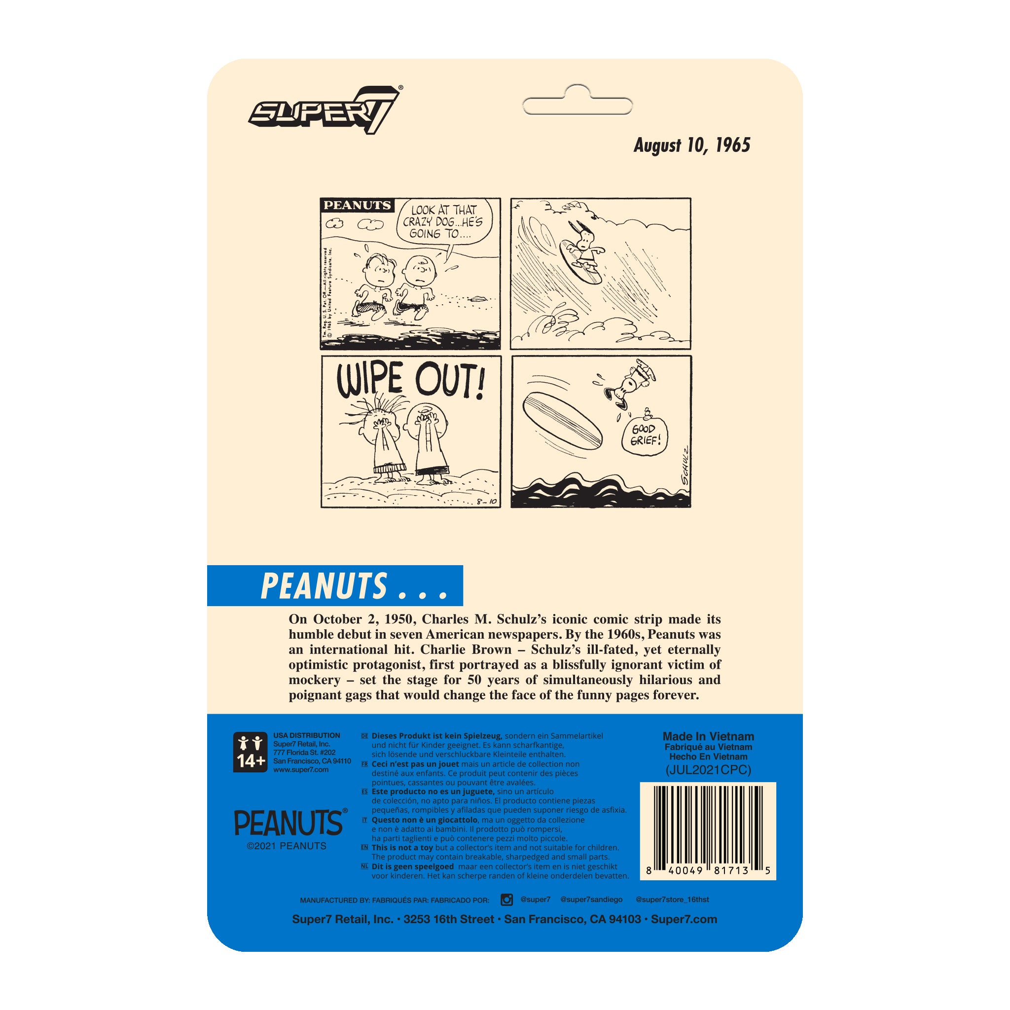 Peanuts ReAction Figure Wave 5 - Surfer Snoopy