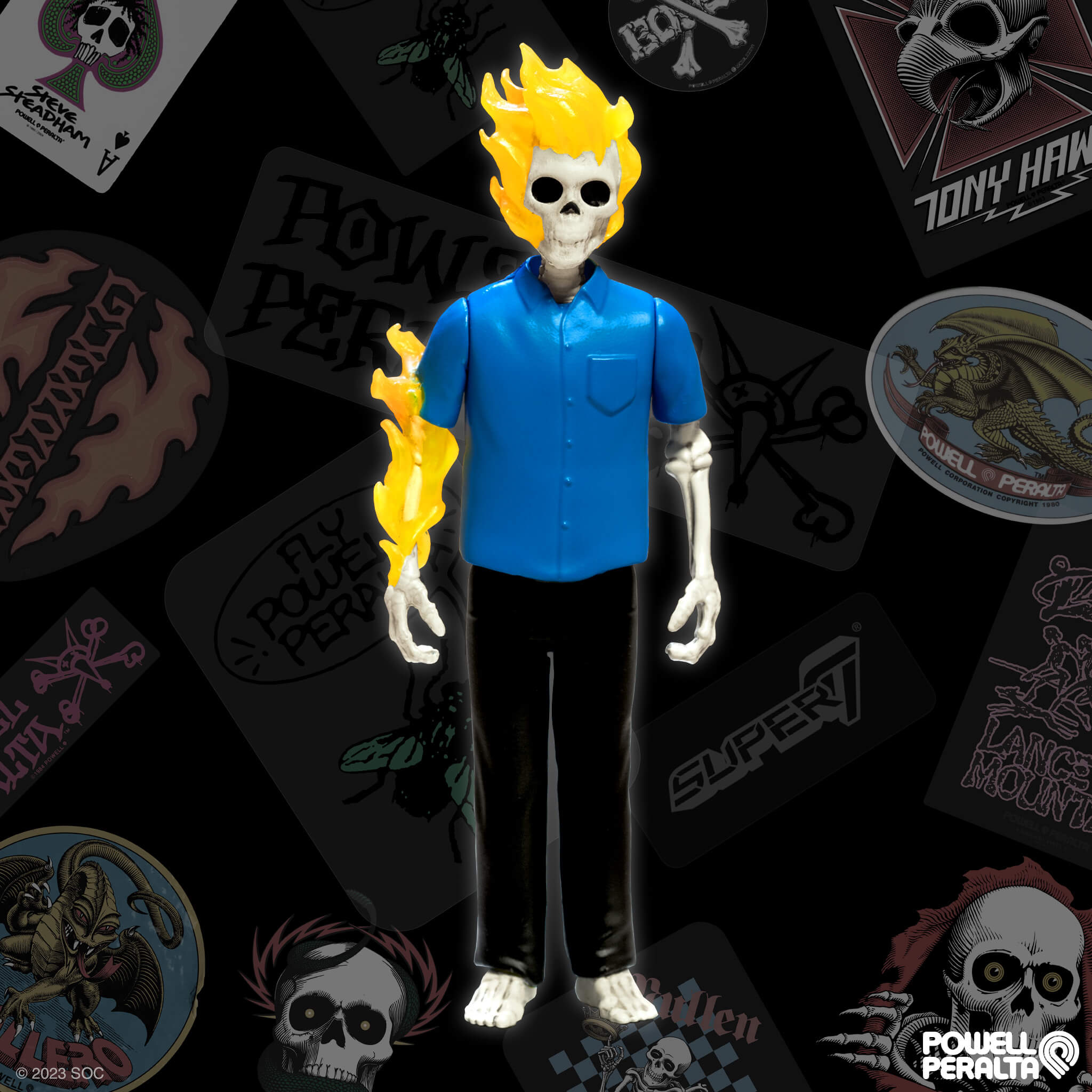 Powell-Peralta ReAction Figure Wave 1 - Tommy Guerrero Flaming Dagger