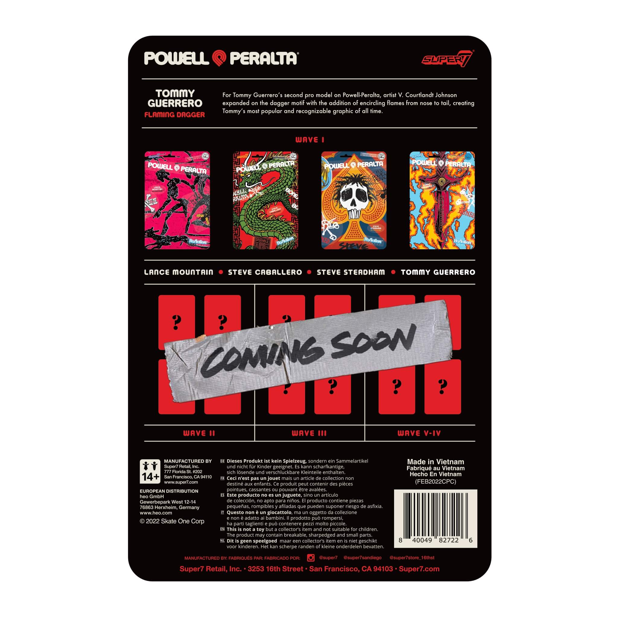 Powell-Peralta ReAction Figure Wave 1 - Tommy Guerrero Flaming Dagger