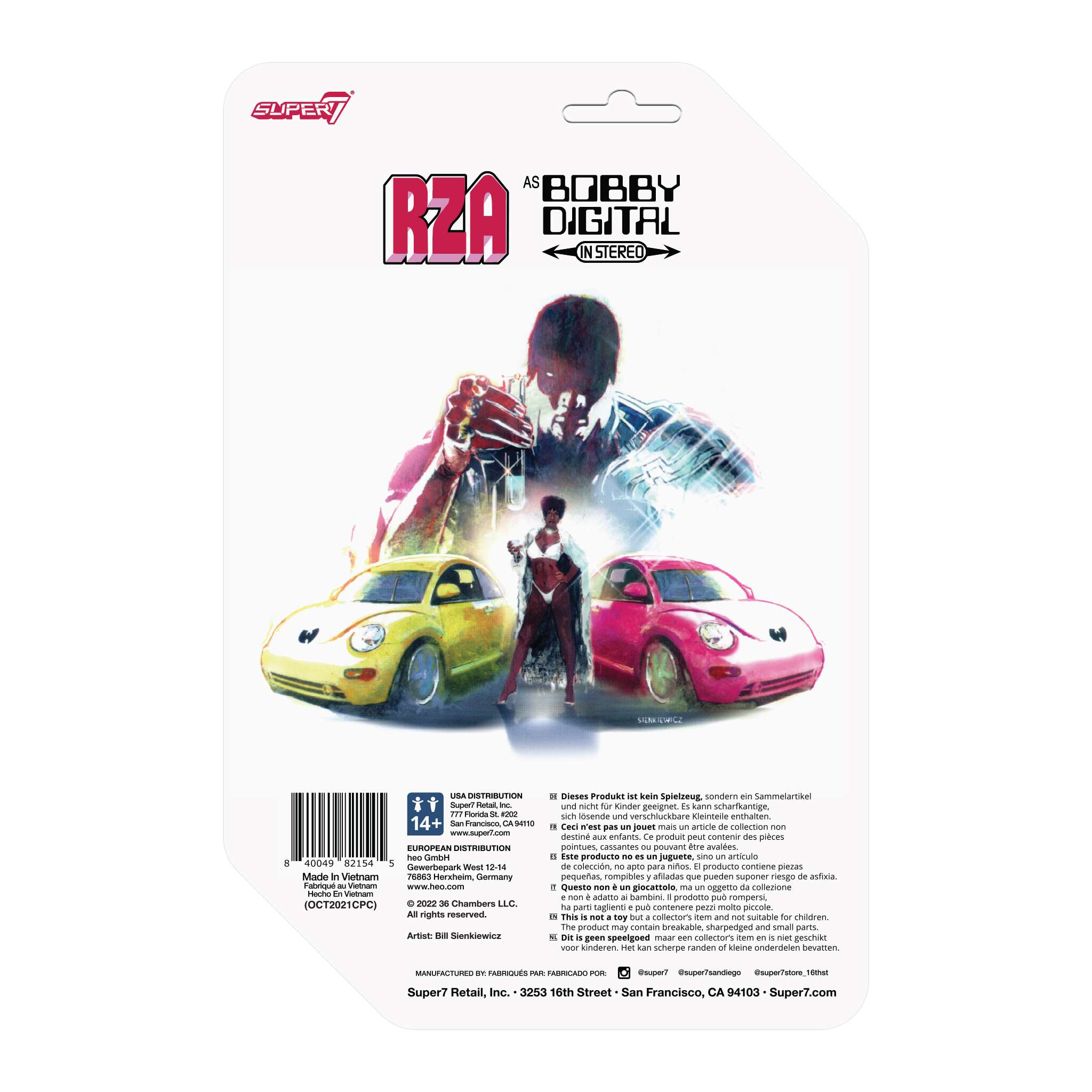 RZA ReAction W1 Bobby Digital Standard Cardback