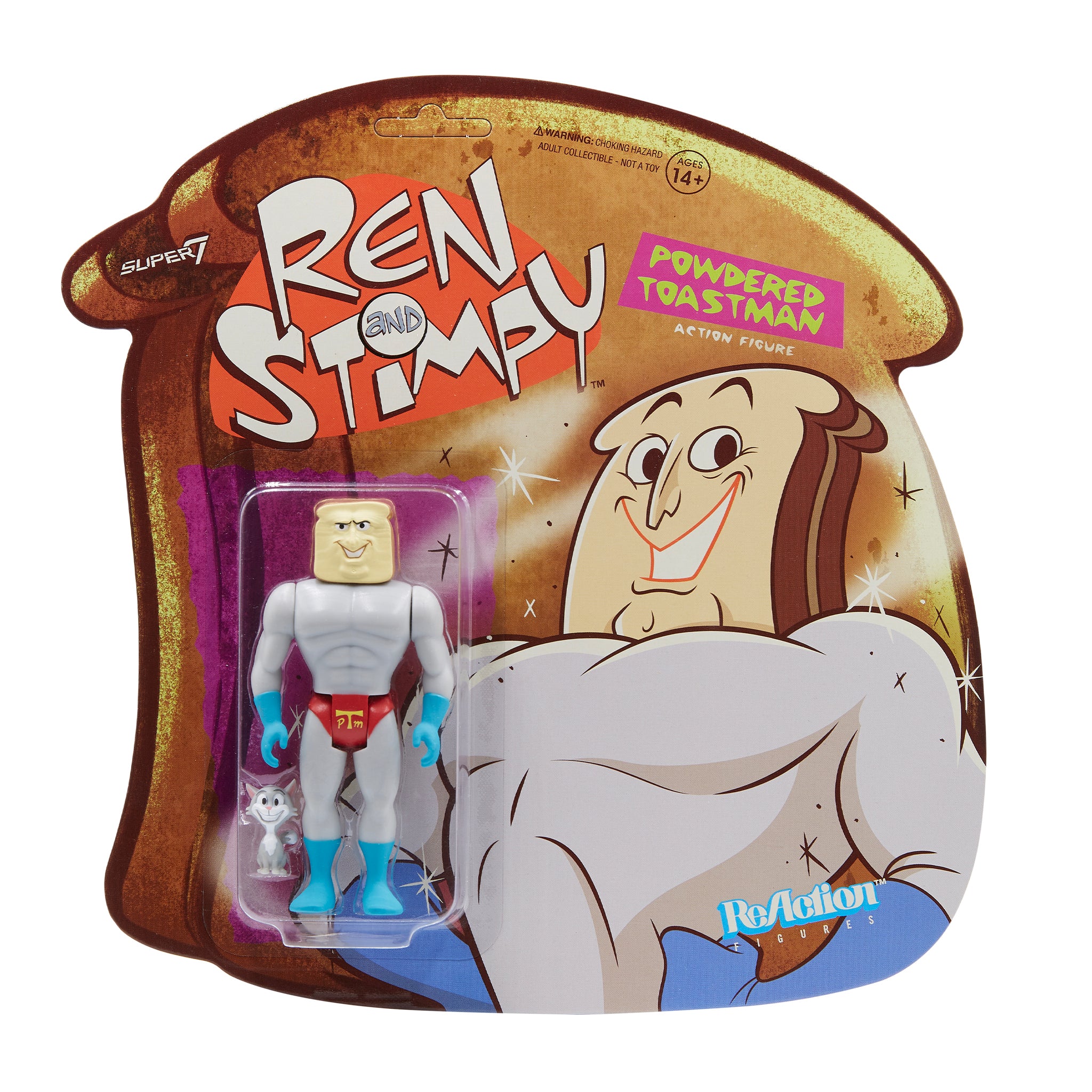 Ren & Stimpy ReAction Figure Wave 1 - Powdered Toast Man